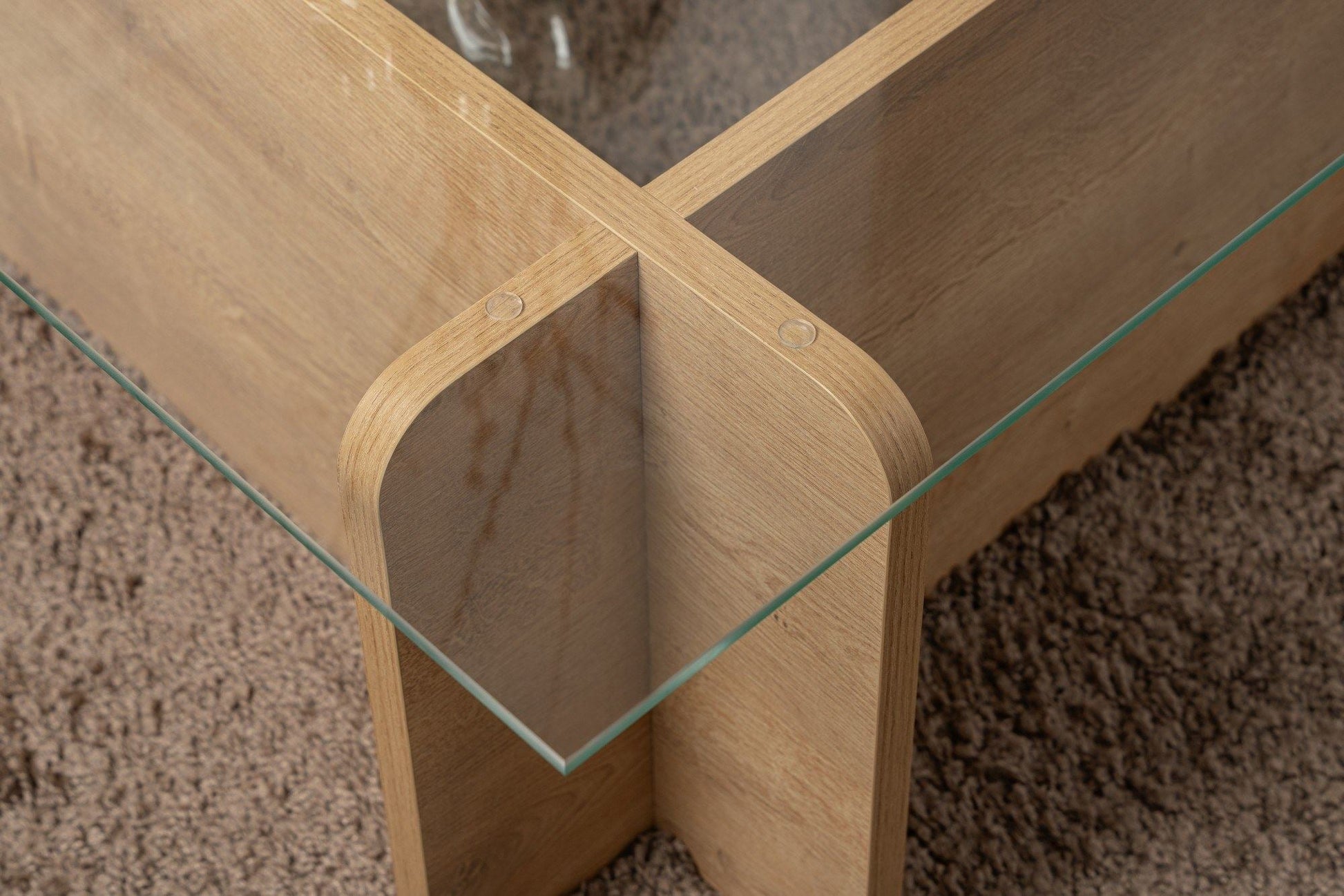 Stolić za kavu Flavio - Honey Oak | AG-vitahome.hr
