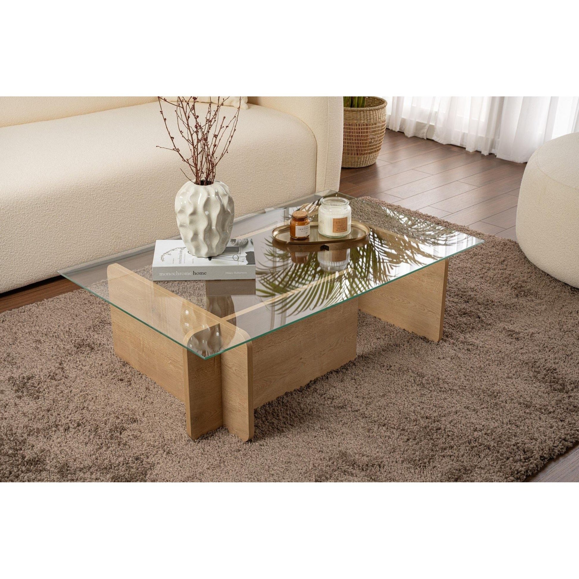 Stolić za kavu Flavio - Honey Oak | AG-vitahome.hr