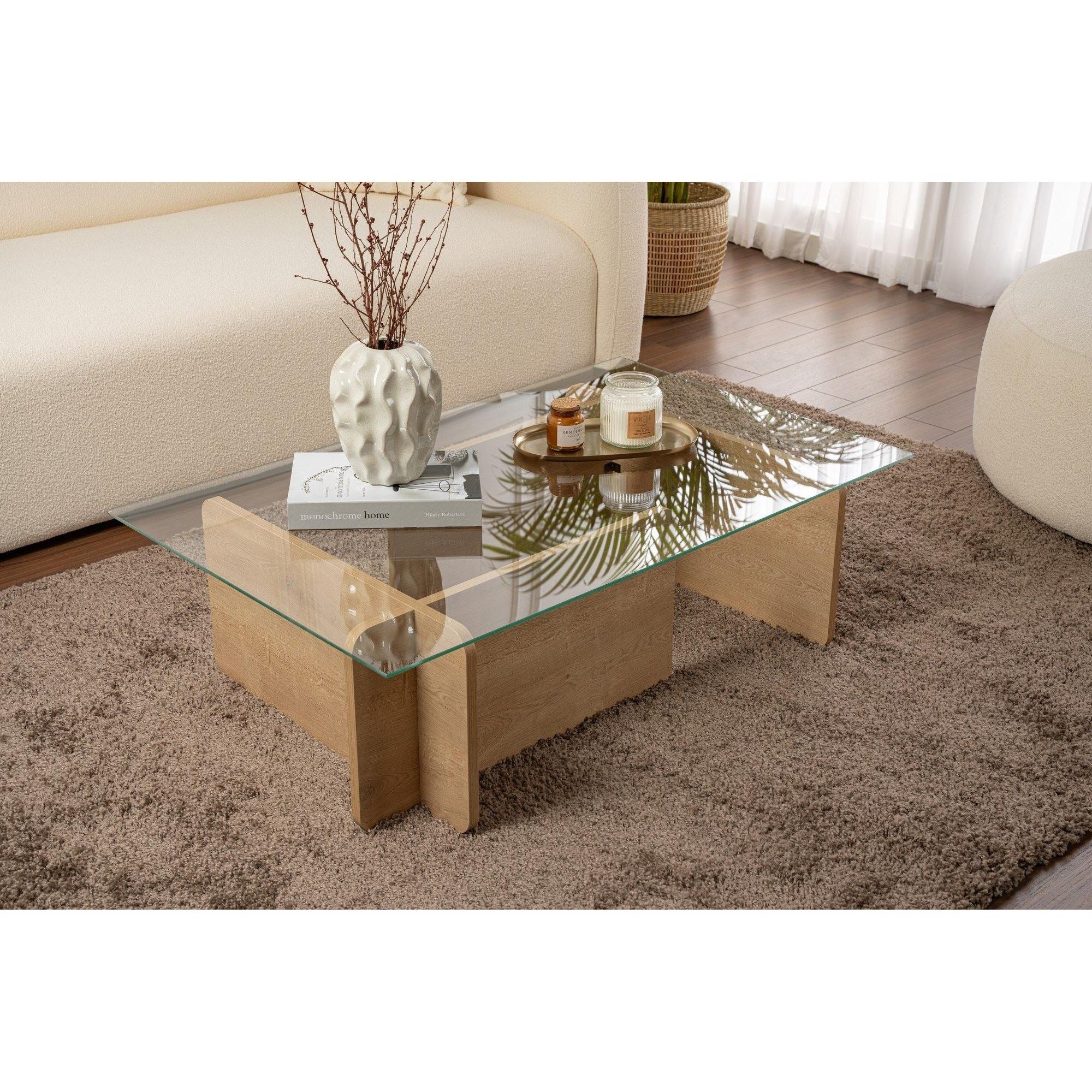 Stolić za kavu Flavio - Honey Oak | AG-vitahome.hr