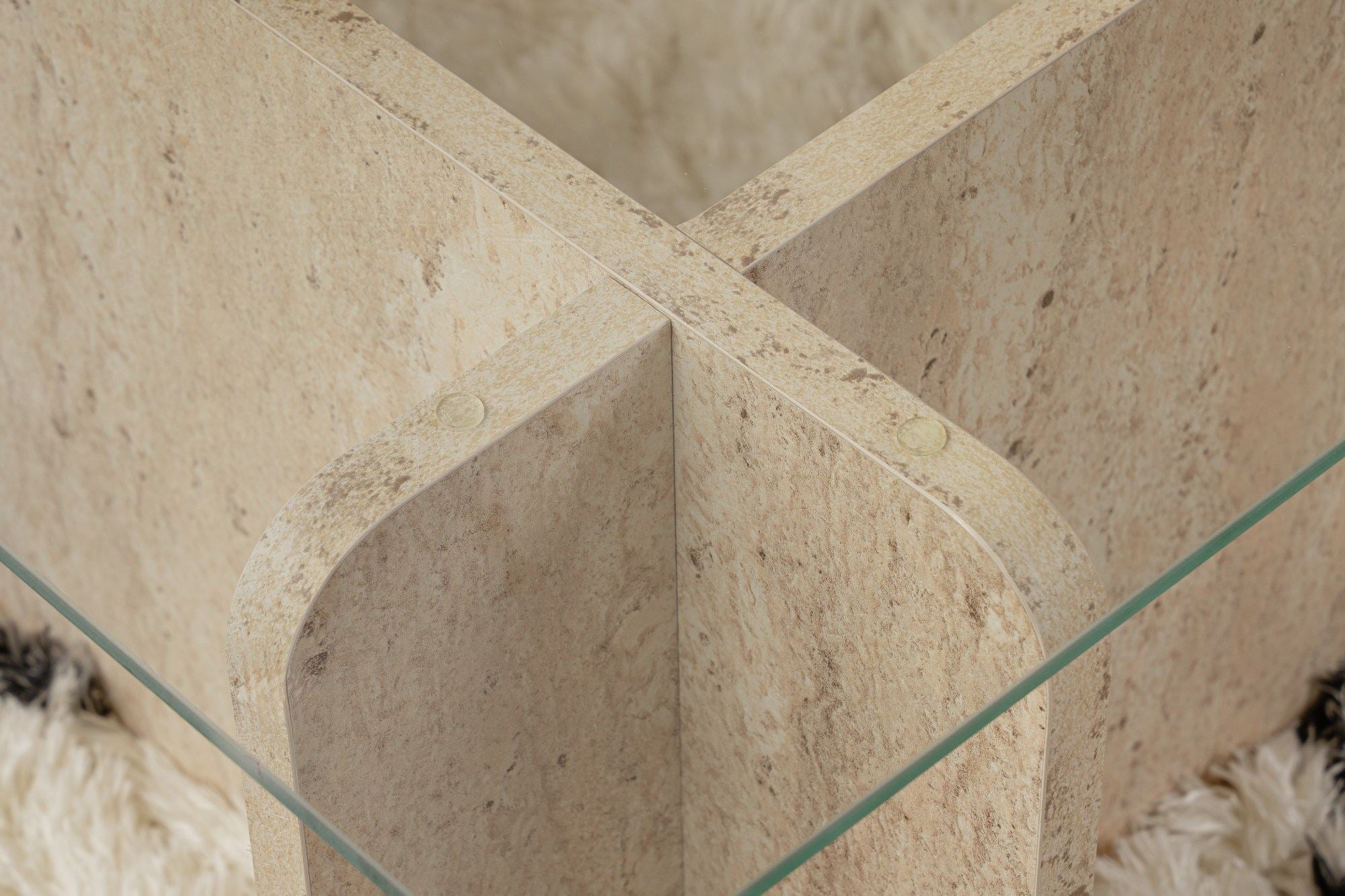 Stolić za kavu Flavio - Travertine | AG-vitahome.hr