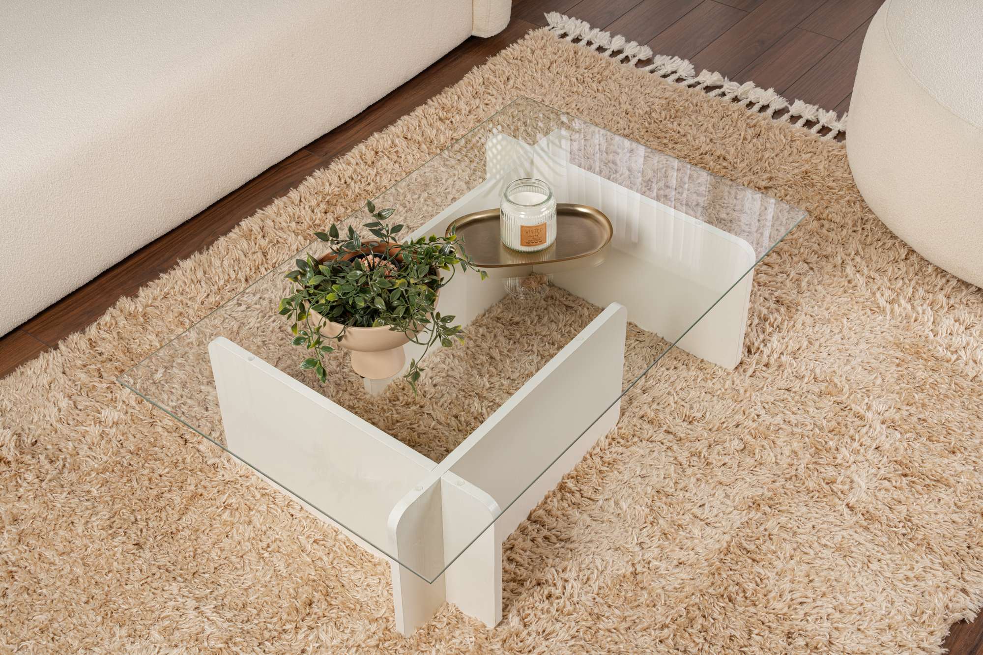 Stolić za kavu Flavio - Wooden White | AG-vitahome.hr
