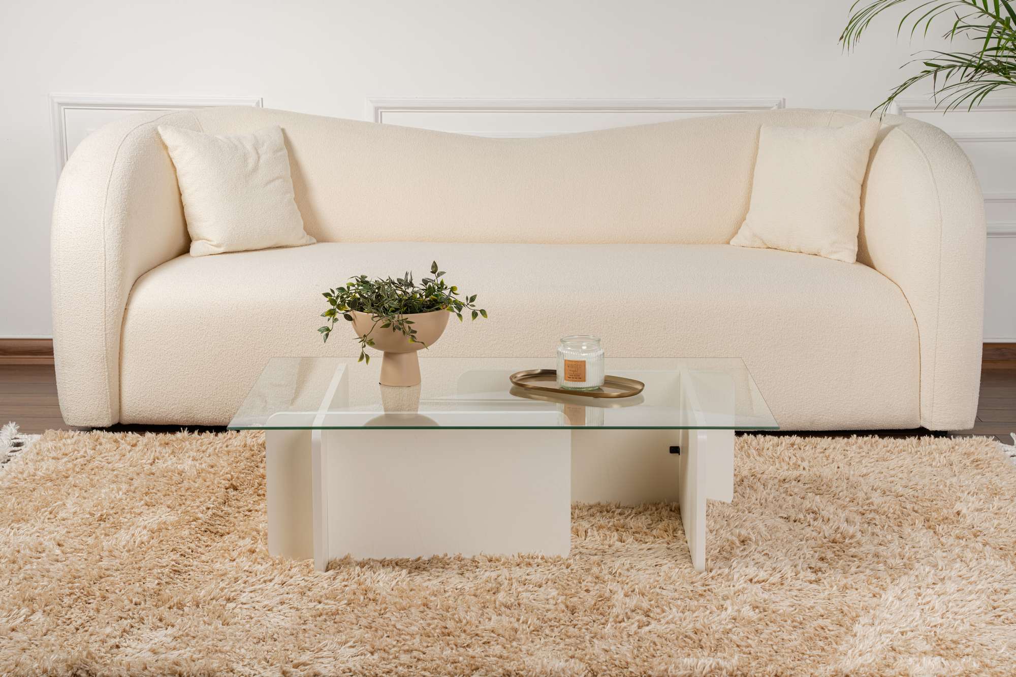 Stolić za kavu Flavio - Wooden White | AG-vitahome.hr