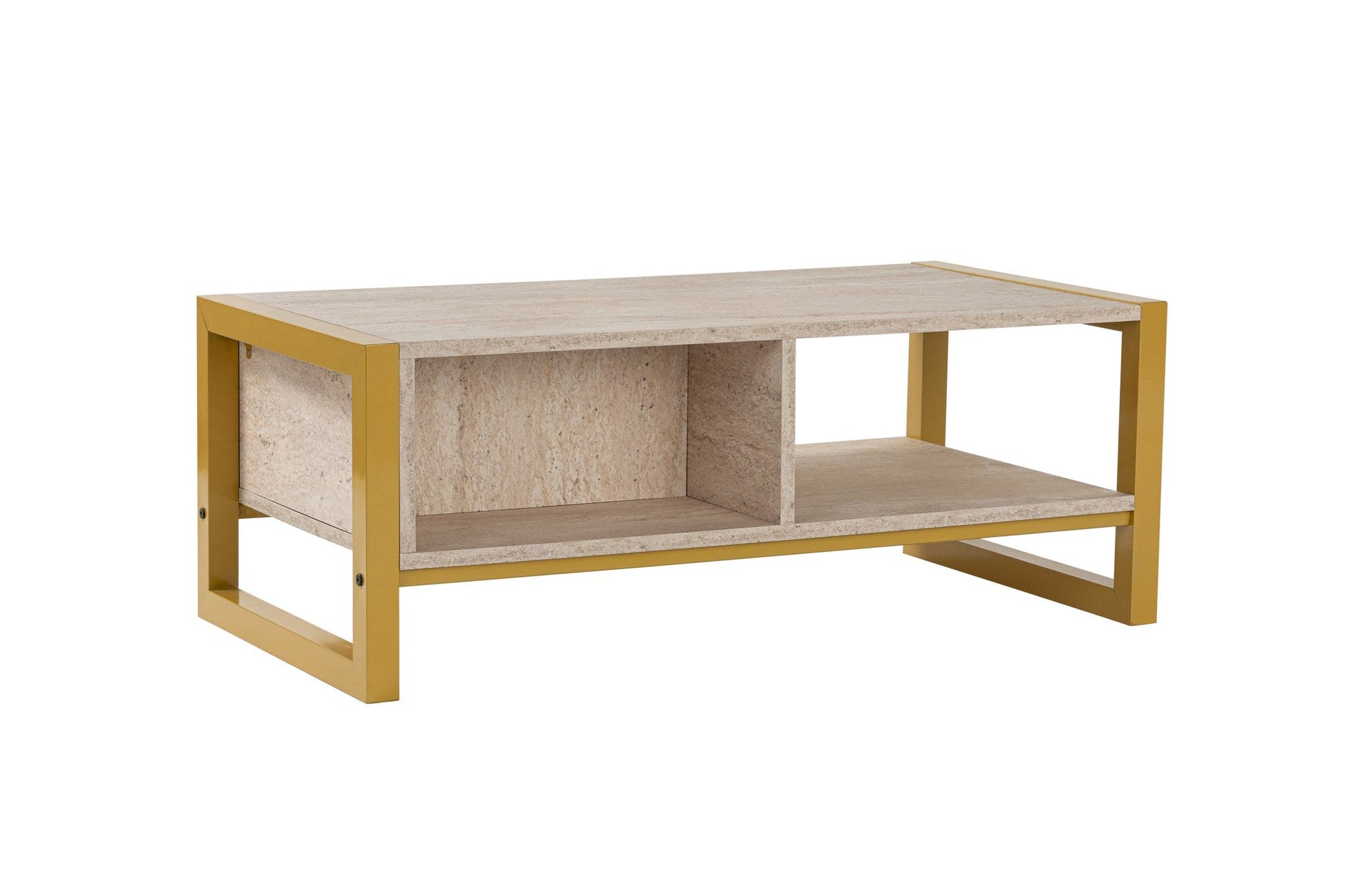 Stolić za kavu Haldizen - Gold, Travertine | AG-vitahome.hr