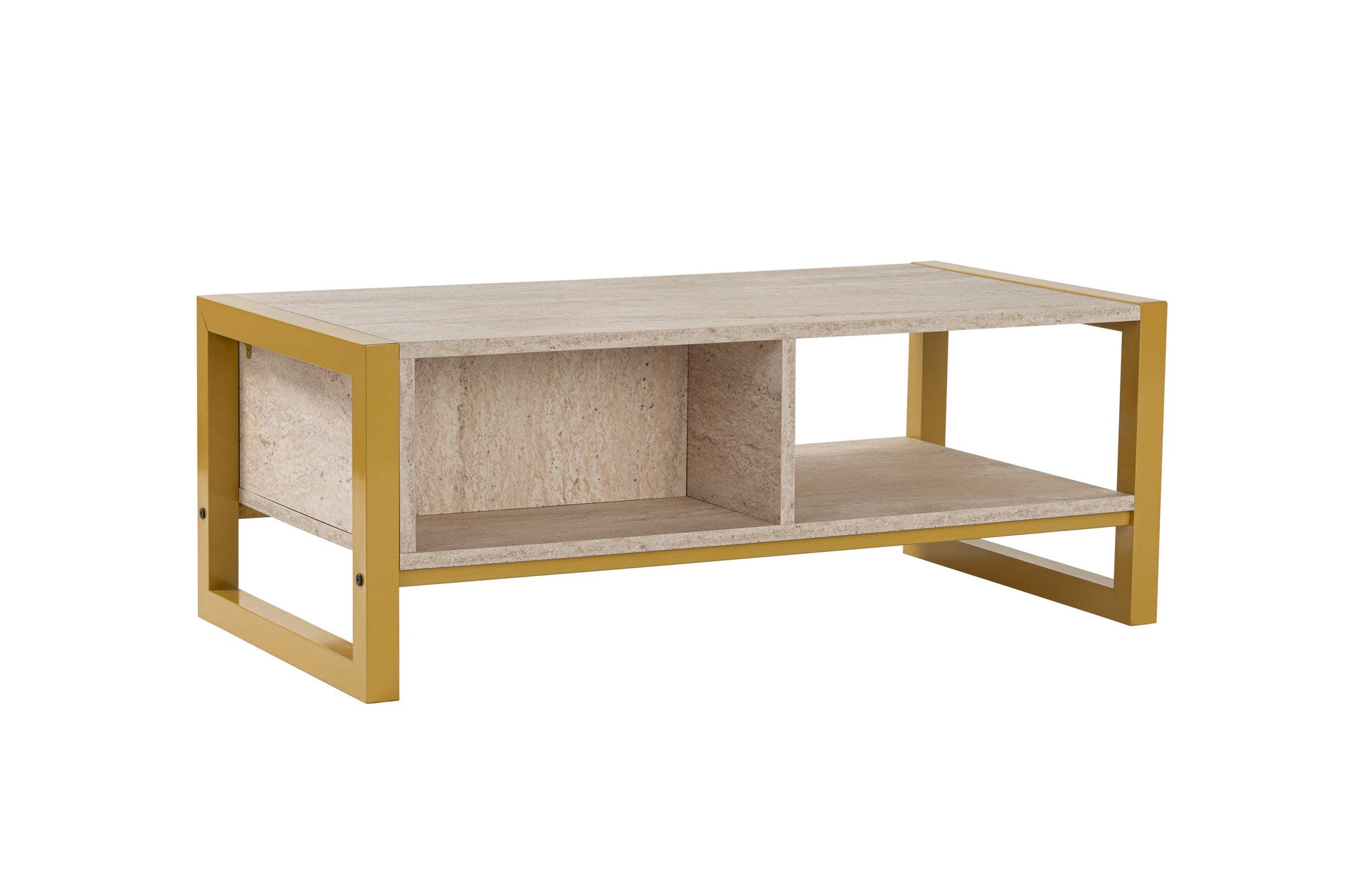 Stolić za kavu Haldizen - Gold, Travertine | AG-vitahome.hr