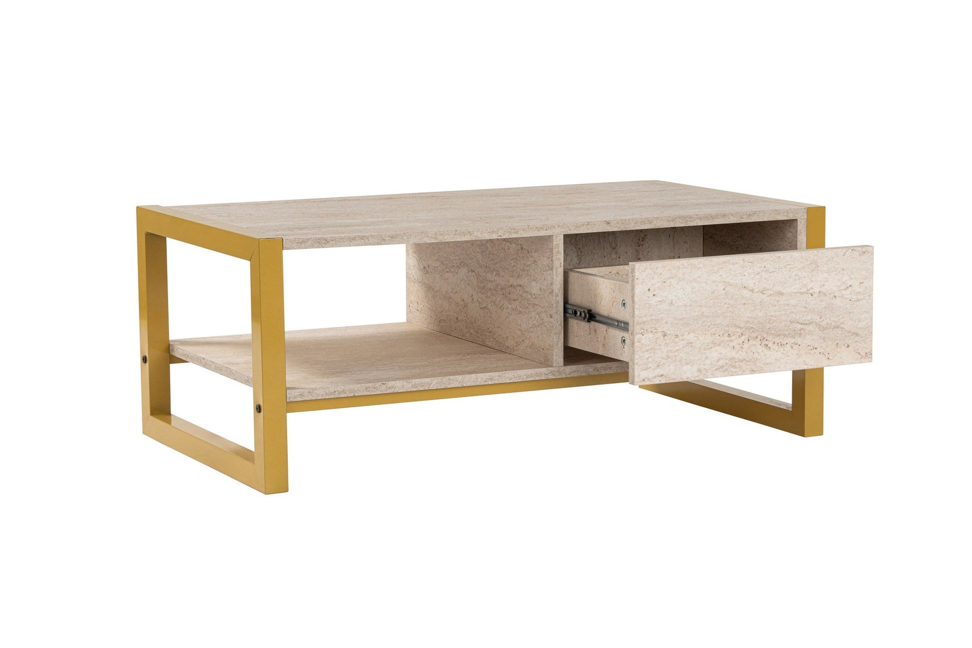 Stolić za kavu Haldizen - Gold, Travertine | AG-vitahome.hr