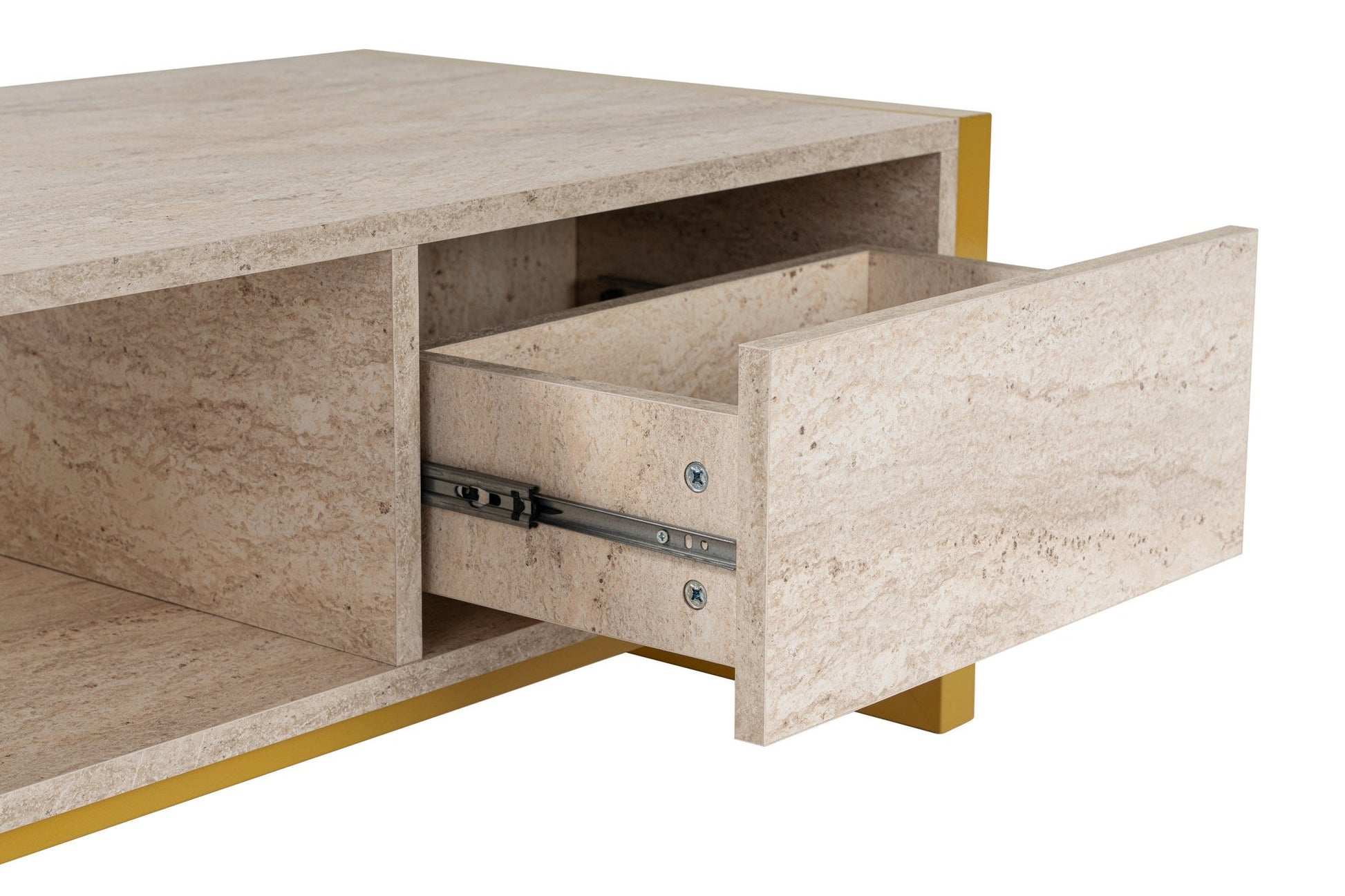 Stolić za kavu Haldizen - Gold, Travertine | AG-vitahome.hr