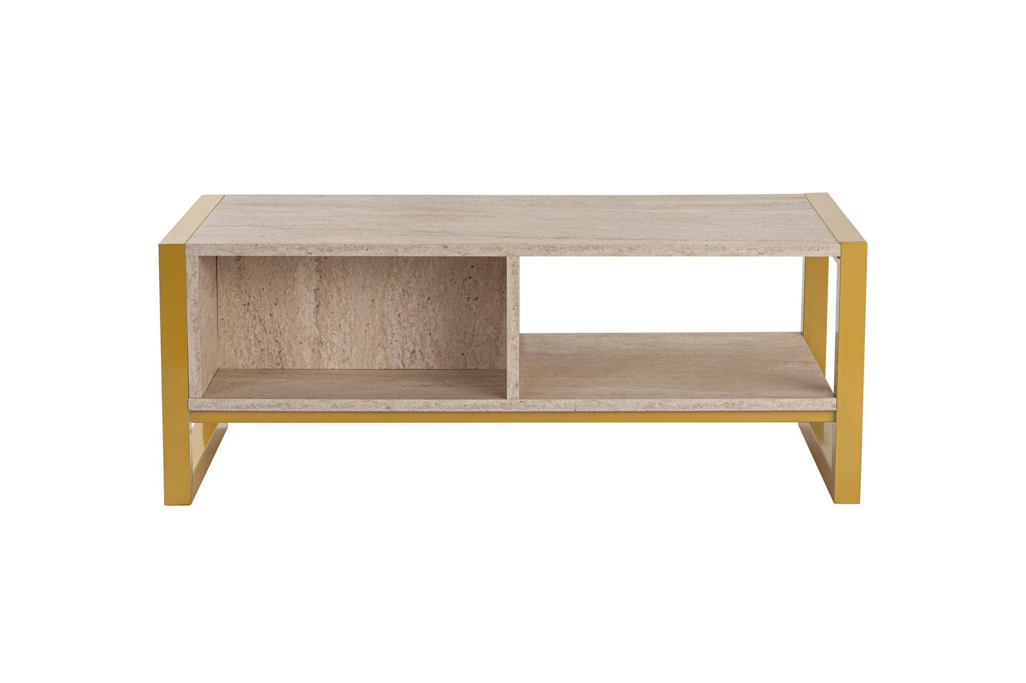 Stolić za kavu Haldizen - Gold, Travertine | AG-vitahome.hr