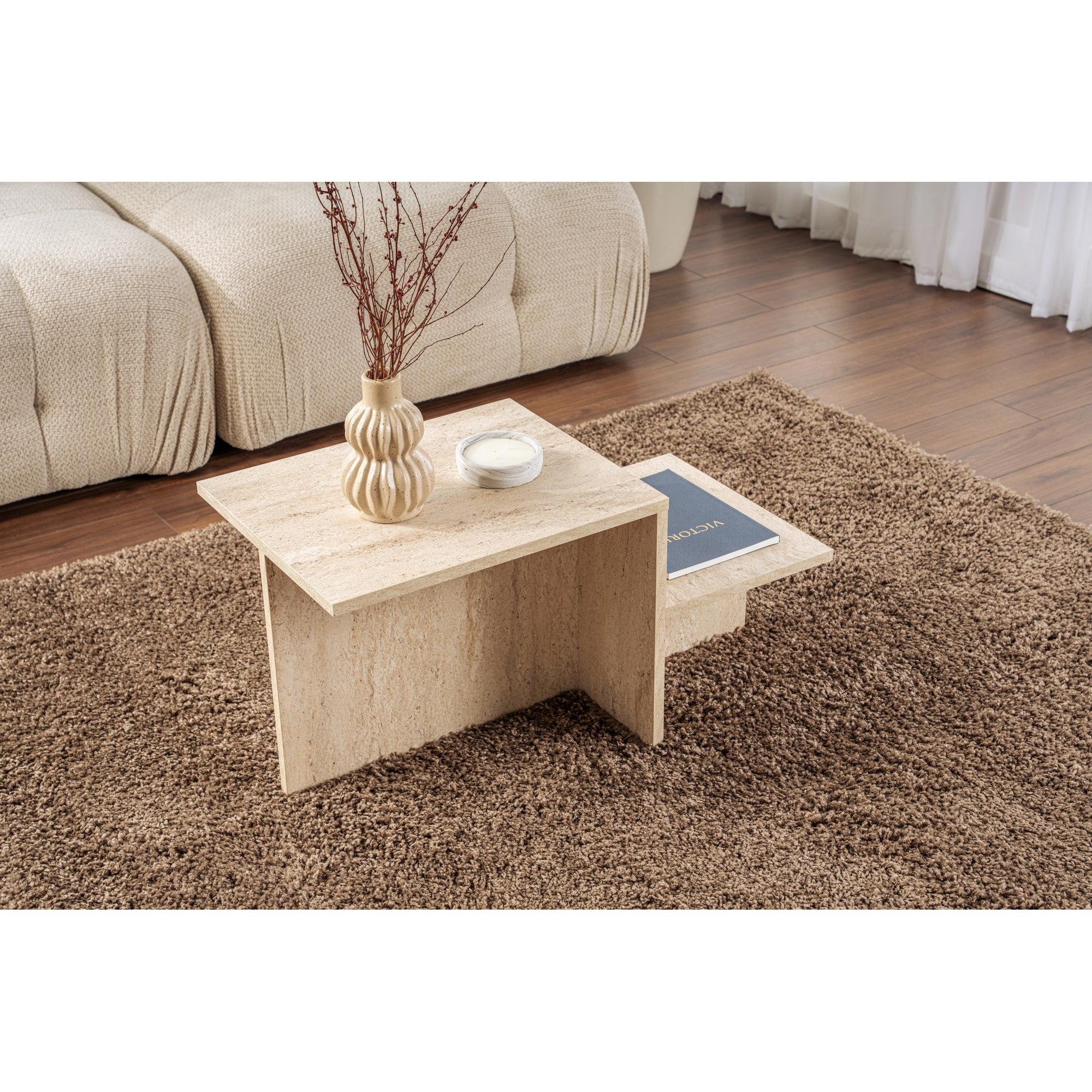 Stolić za kavu Harmony - Travertine | AG-vitahome.hr
