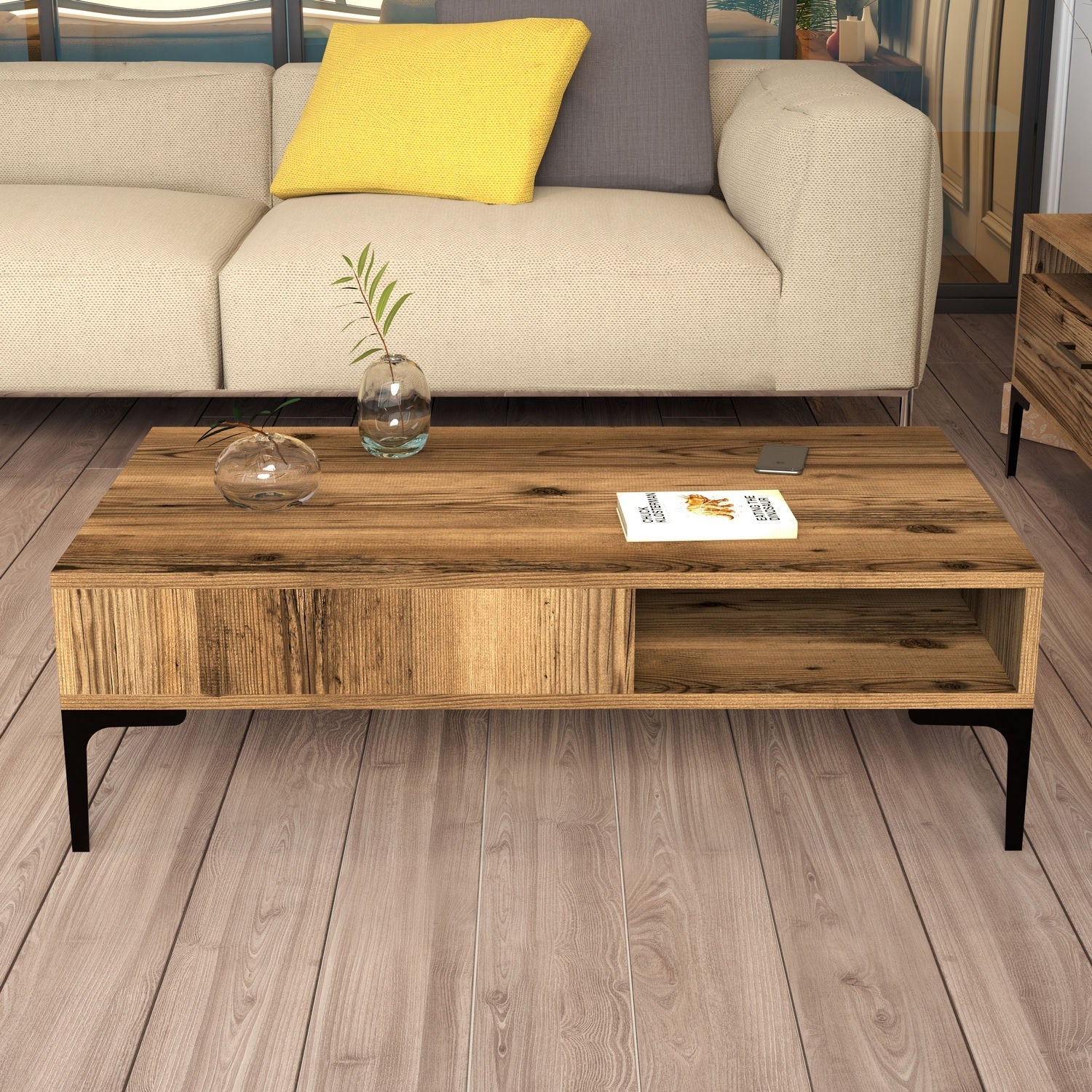 Stolić za kavu Istanbul - Walnut | AG-vitahome.hr