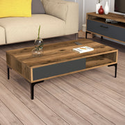 Stolić za kavu Istanbul - Walnut, Anthracite | AG-vitahome.hr