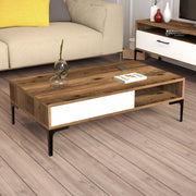 Stolić za kavu Istanbul - Walnut, White | AG-vitahome.hr