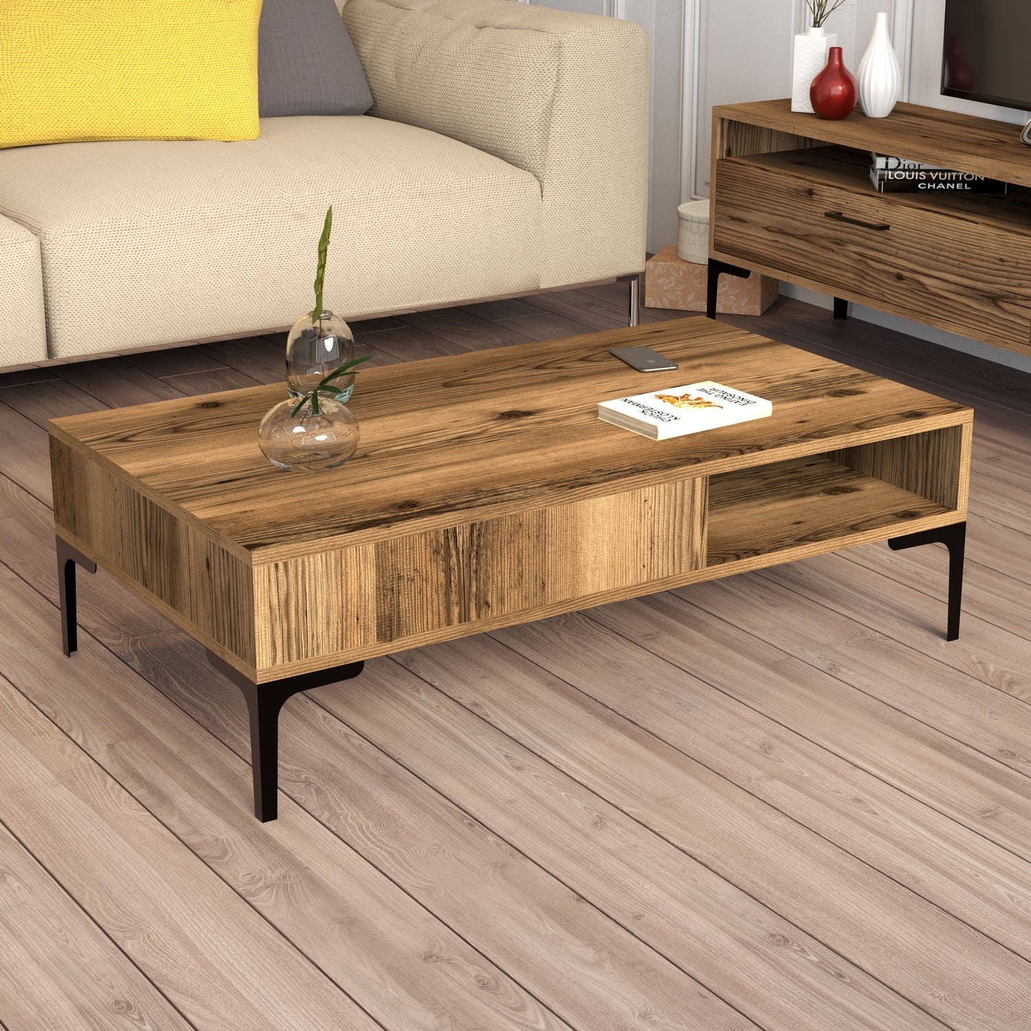 Stolić za kavu Istanbul - Walnut | AG-vitahome.hr