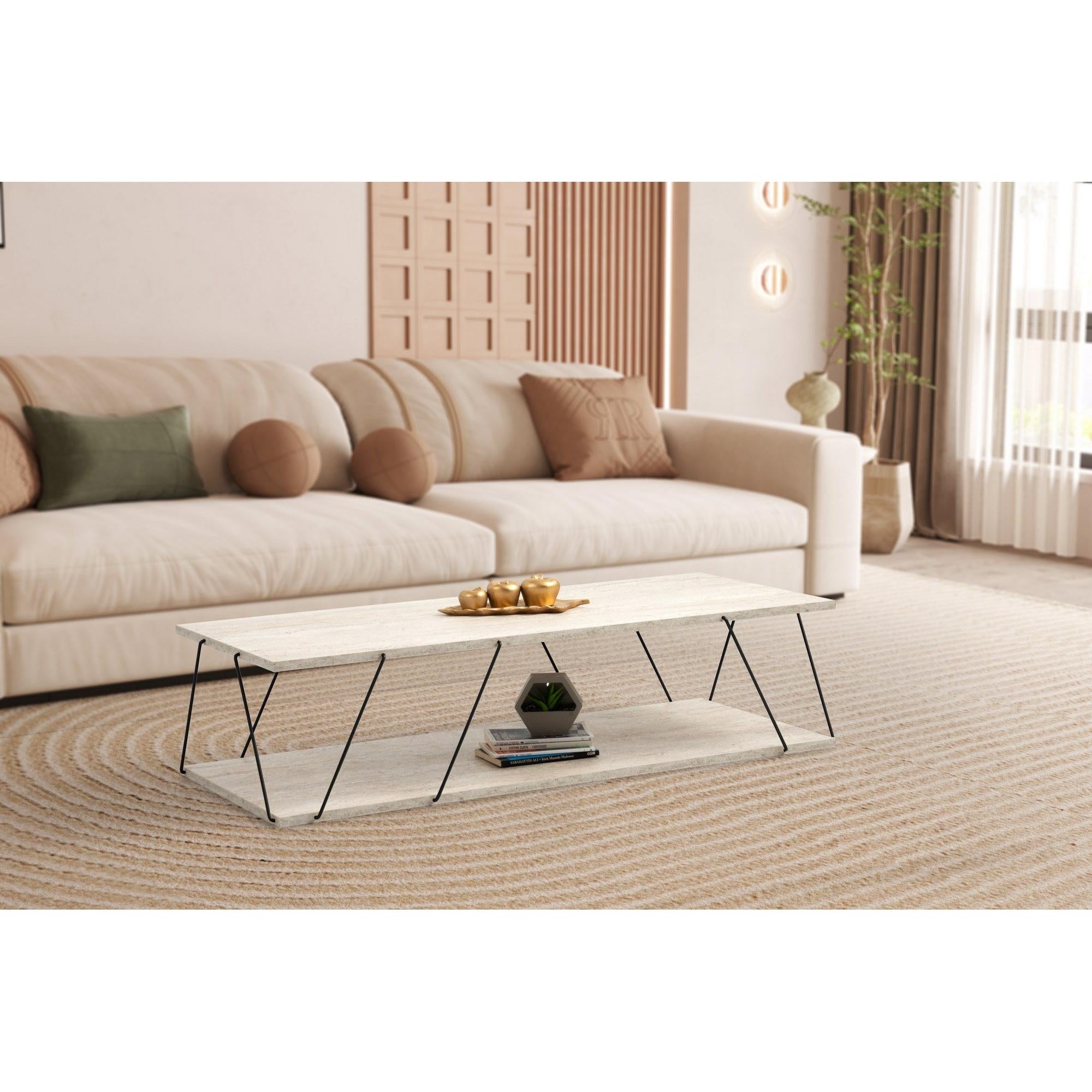 Stolić za kavu Labranda - Black, Travertine | AG-vitahome.hr