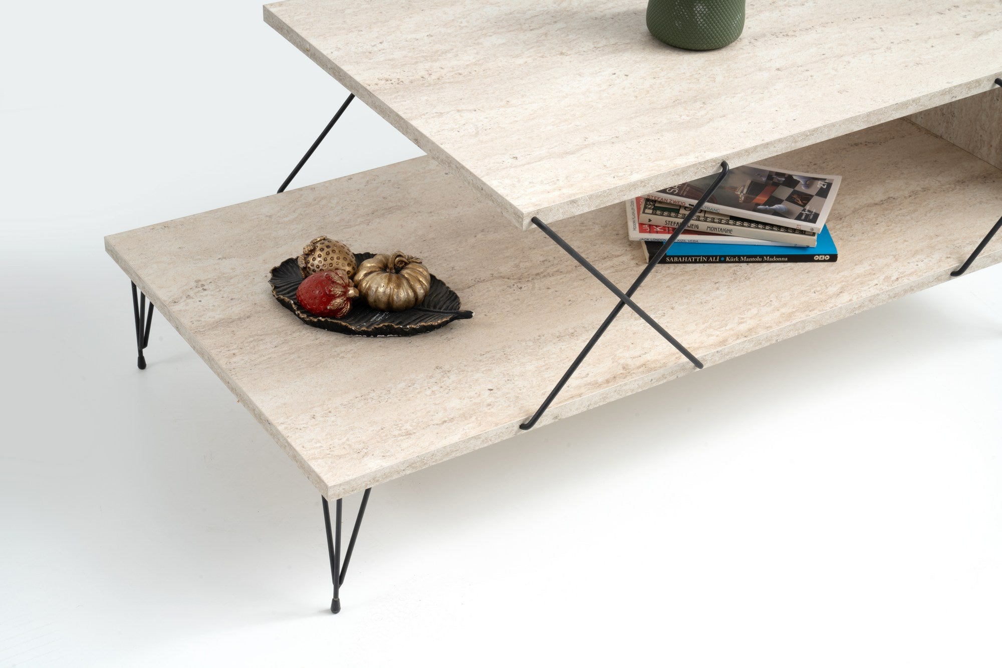 Stolić za kavu Loire - Black, Travertine | AG-vitahome.hr
