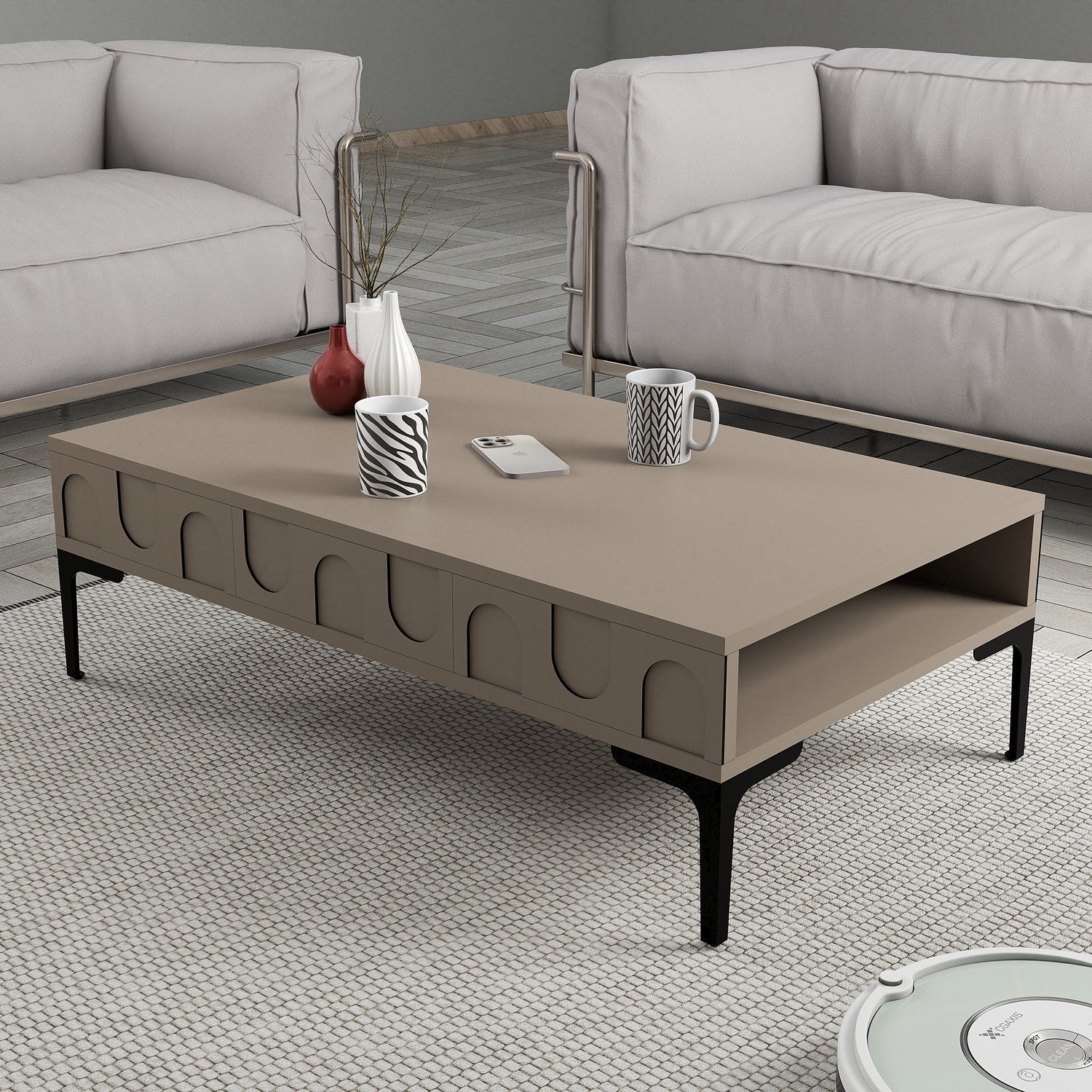 Stolić za kavu Lyon 32 - Atlas, Black | AG-vitahome.hr