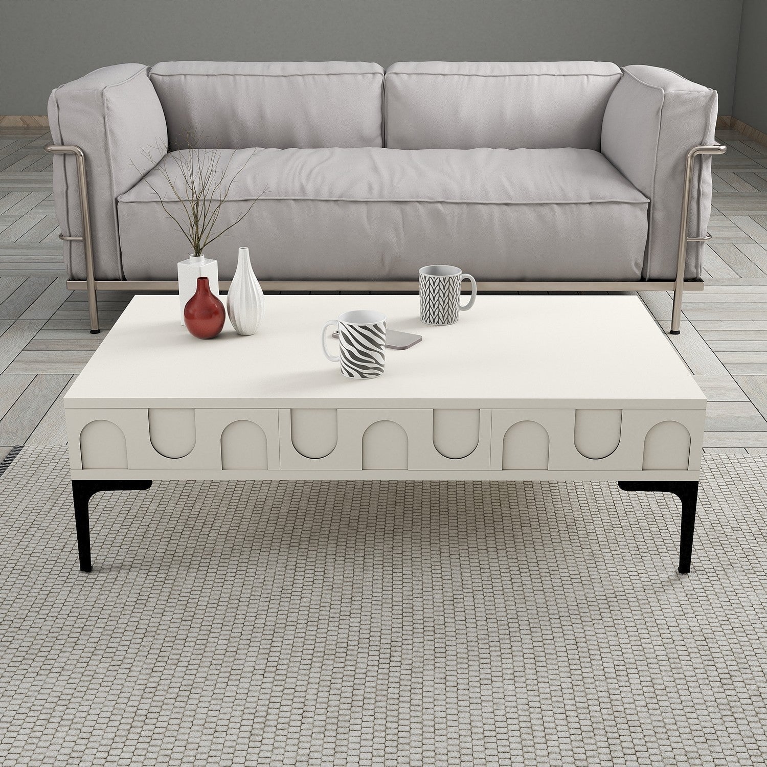 Stolić za kavu Lyon 32 - Cream, Black | AG-vitahome.hr