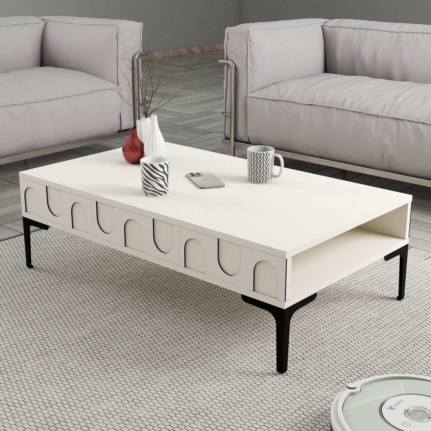 Stolić za kavu Lyon 32 - Cream, Black | AG-vitahome.hr