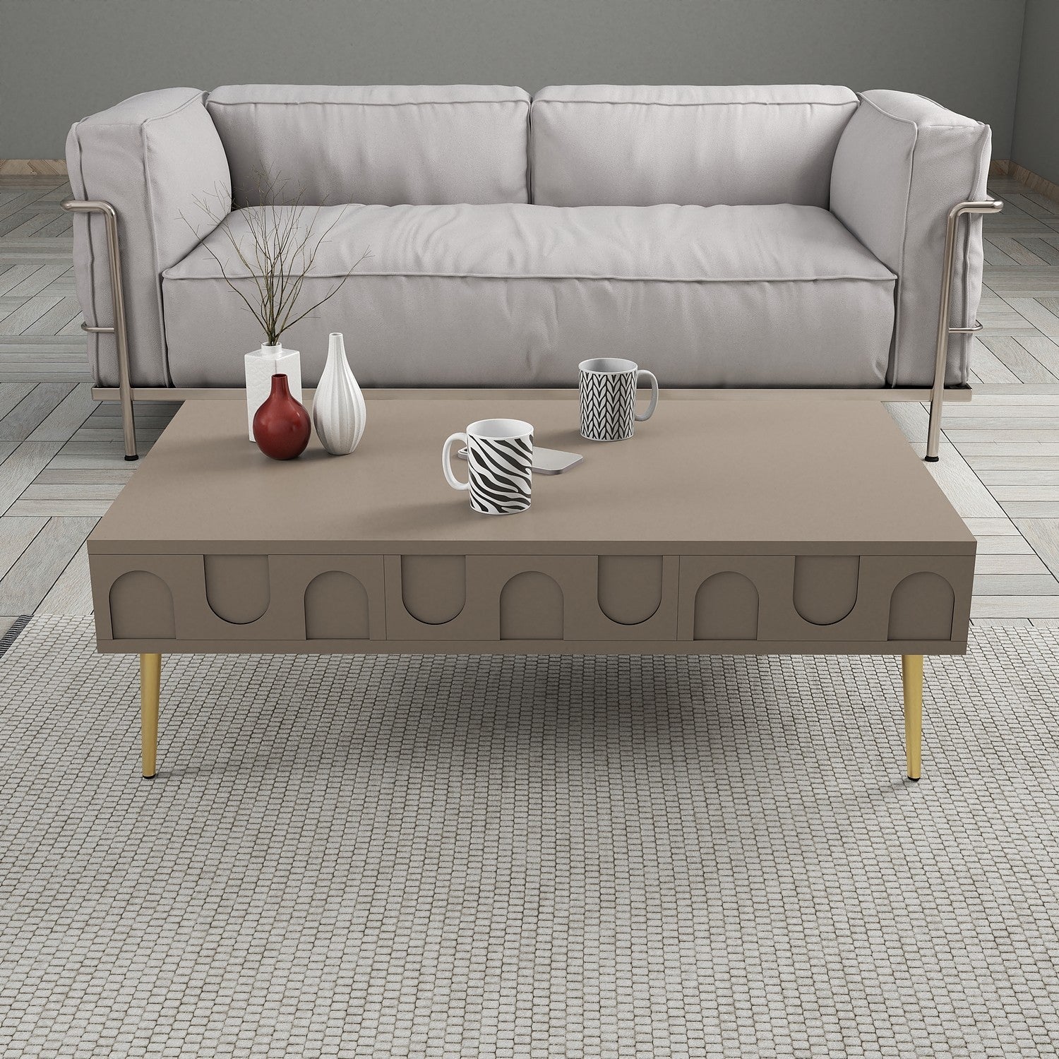 Stolić za kavu Lyon 33 - Atlas, Gold | AG-vitahome.hr