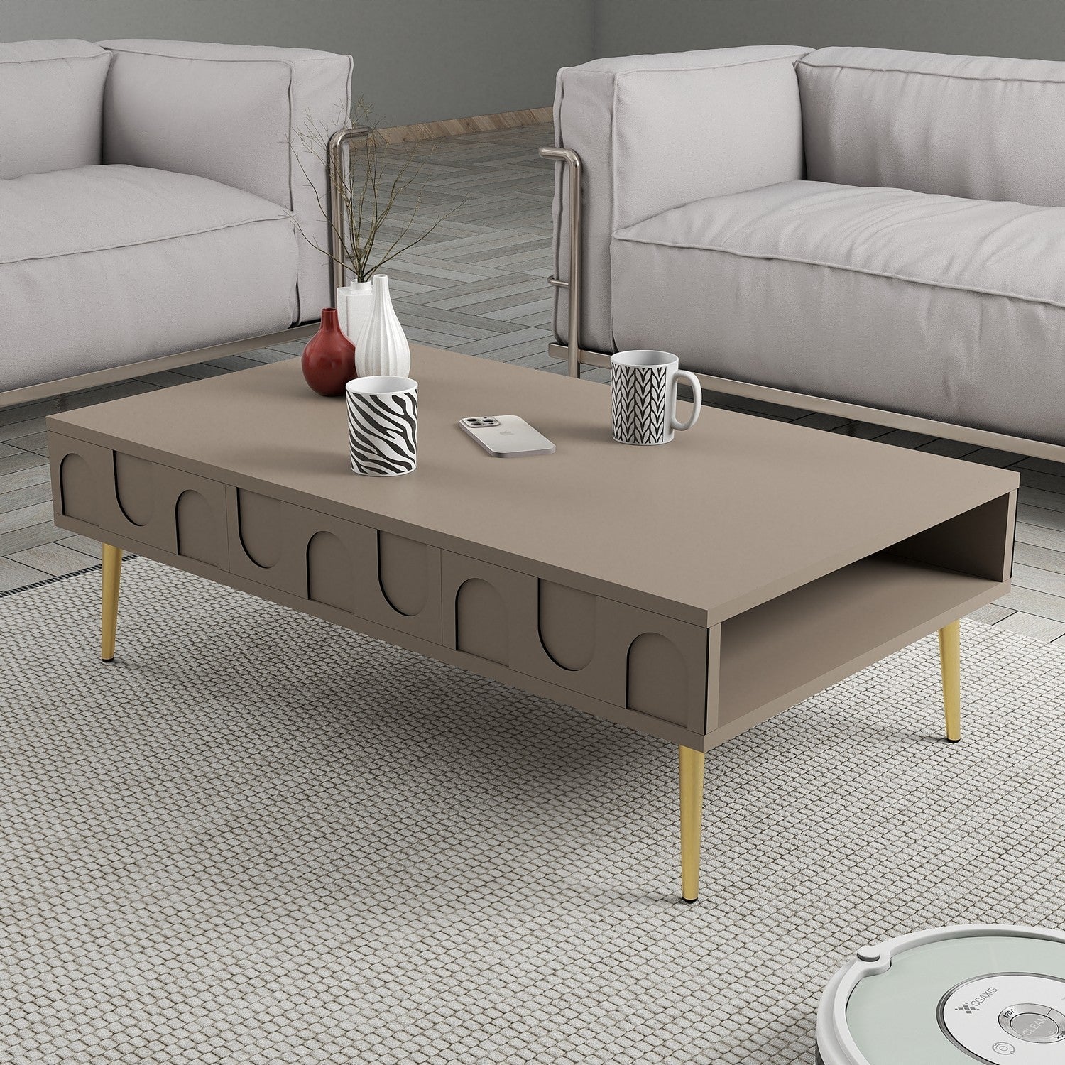 Stolić za kavu Lyon 33 - Atlas, Gold | AG-vitahome.hr