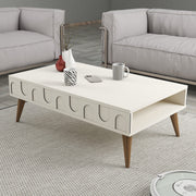 Stolić za kavu Lyon 34 - Cream, Walnut | AG-vitahome.hr