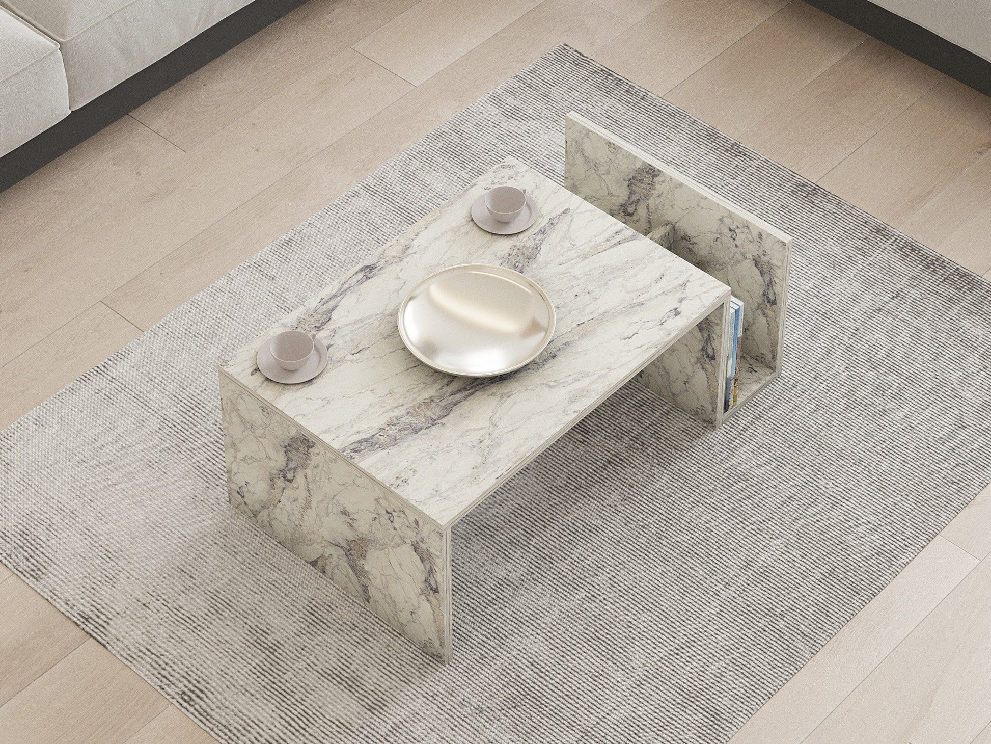 Stolić za kavu Memo - Freesia Marble | AG-vitahome.hr
