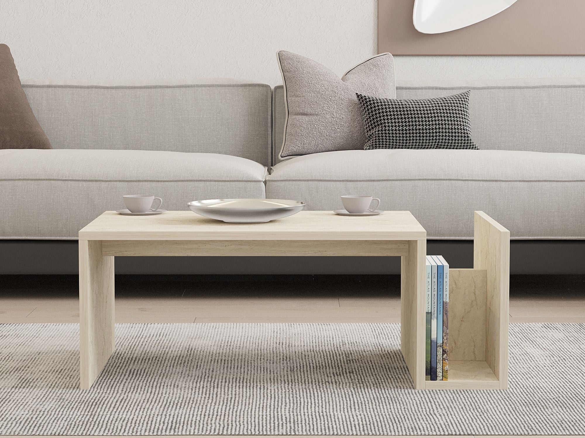 Stolić za kavu Memo - Travertine | AG-vitahome.hr