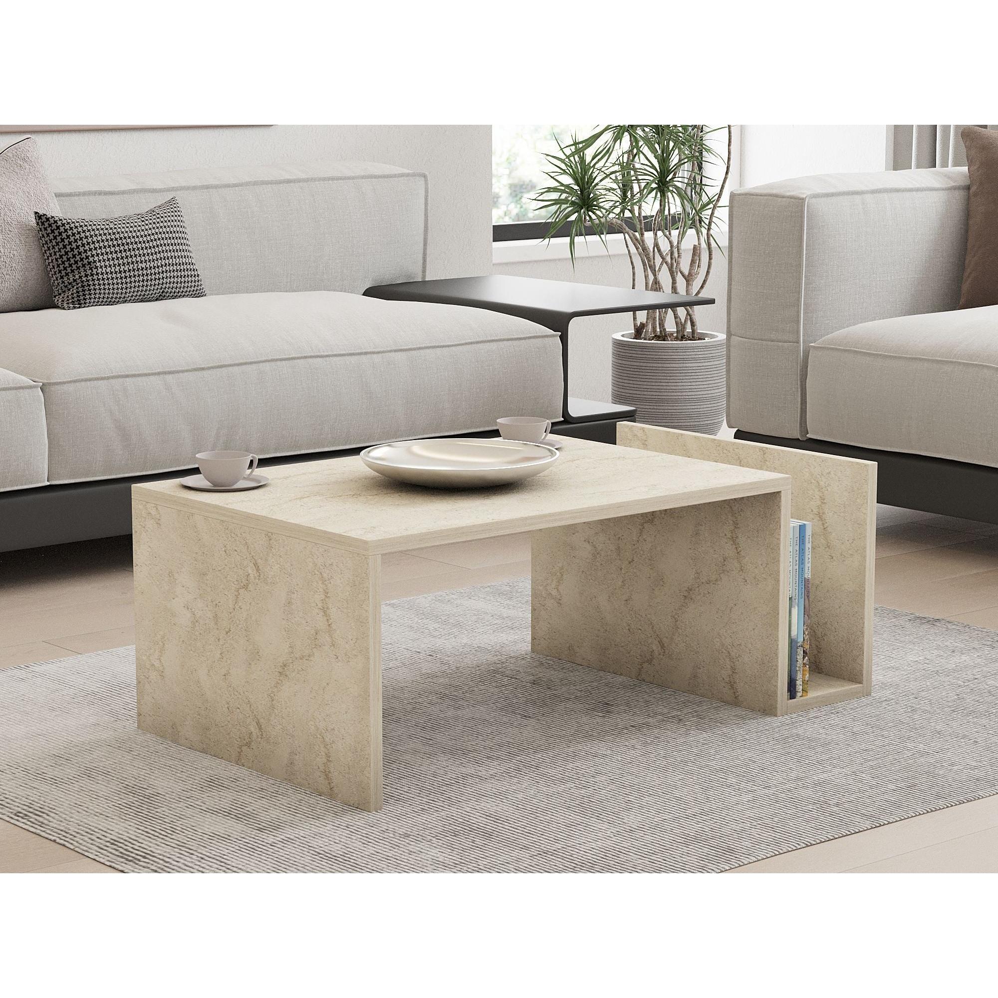 Stolić za kavu Memo - Travertine | AG-vitahome.hr