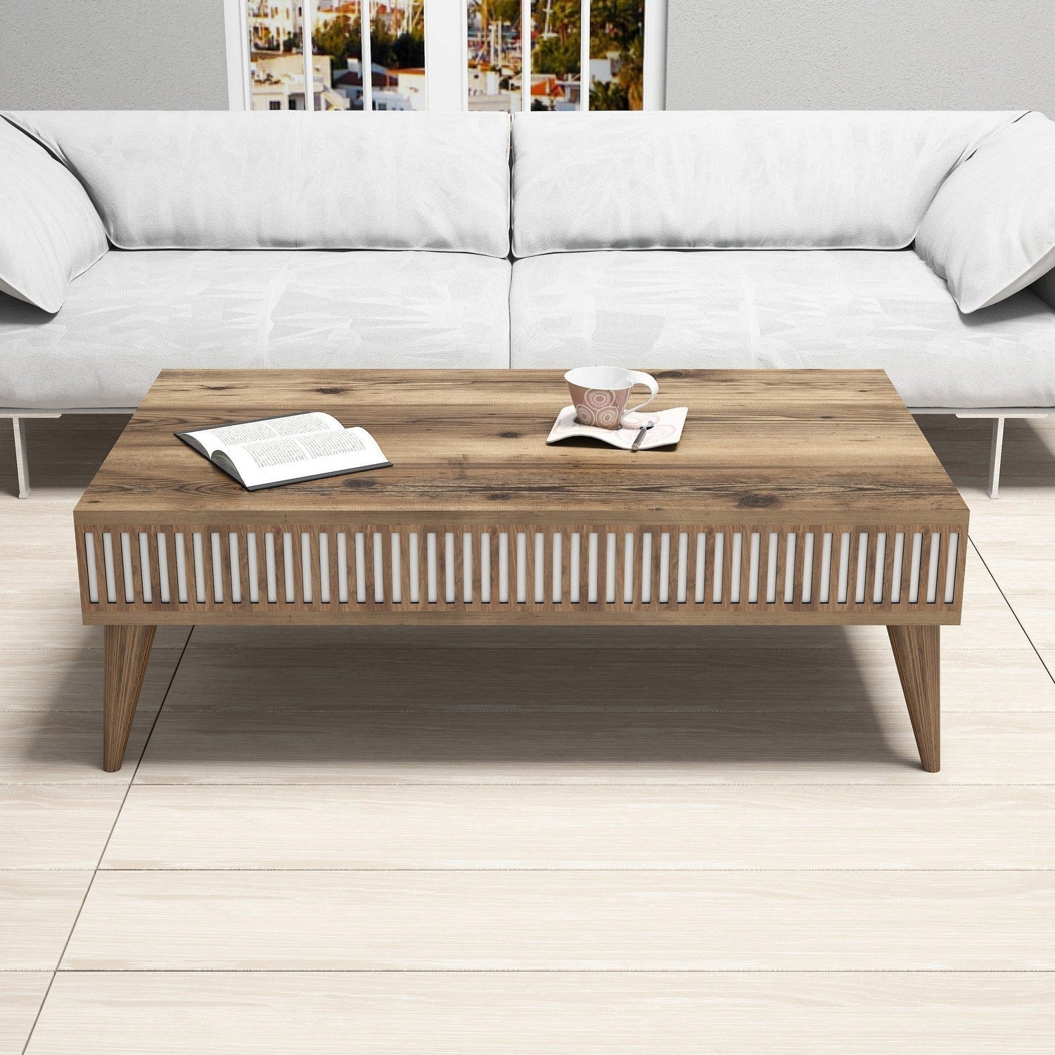 Stolić za kavu Milan - Walnut | AG-vitahome.hr