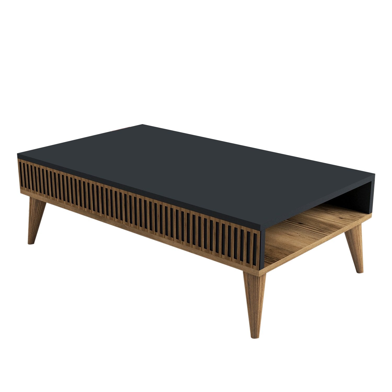 Stolić za kavu Milan - Walnut, Anthracite | AG-vitahome.hr