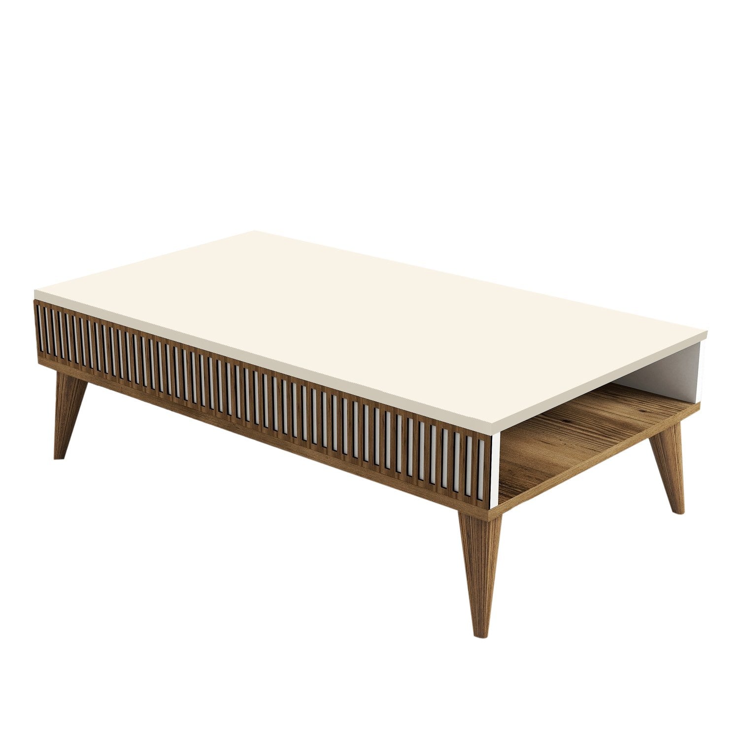 Stolić za kavu Milan - Walnut, Cream | AG-vitahome.hr