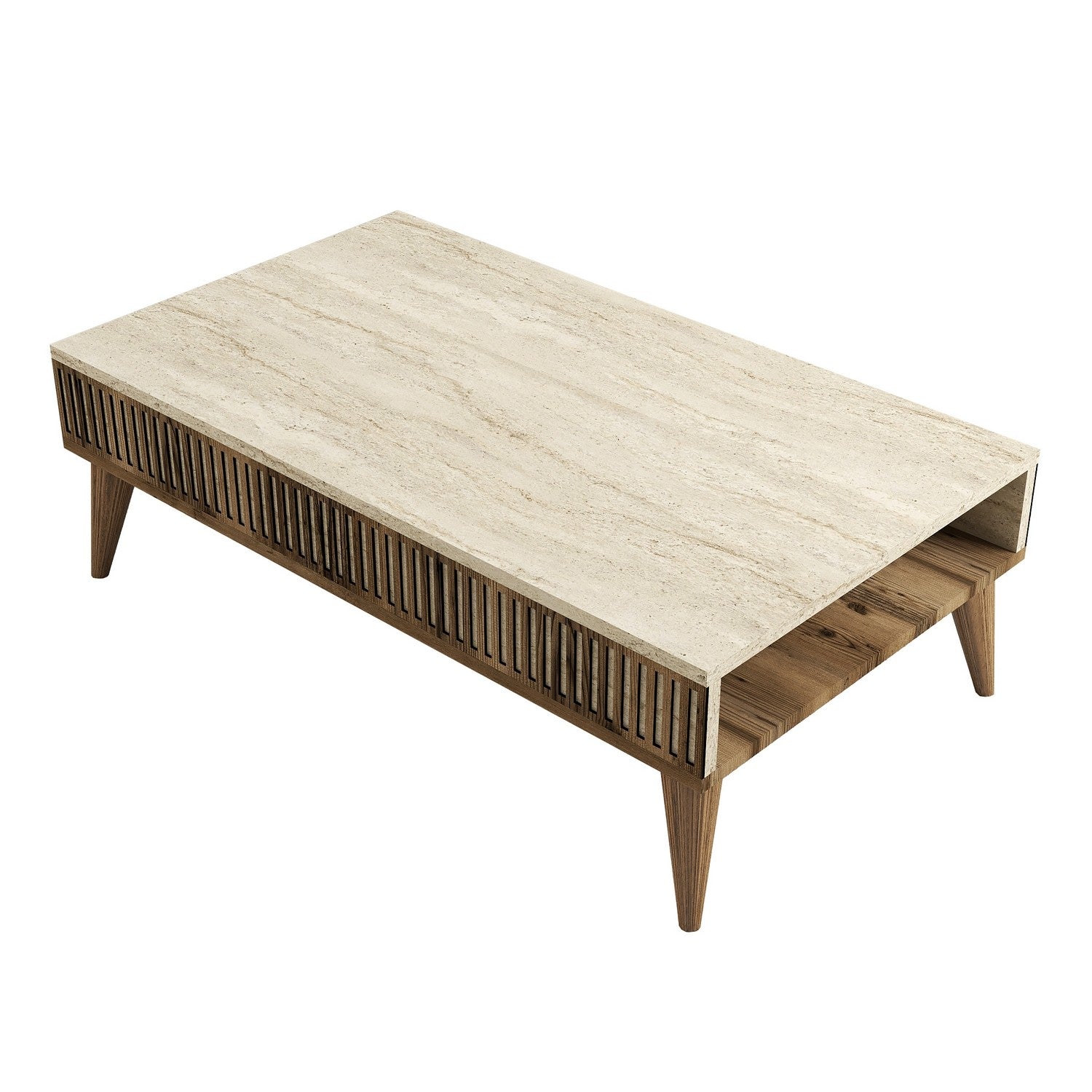 Stolić za kavu Milan - Walnut, Travertine | AG-vitahome.hr
