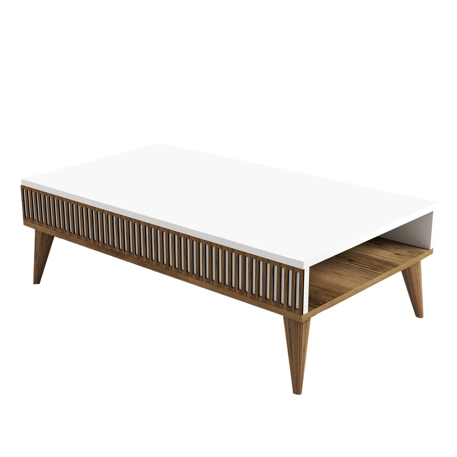 Stolić za kavu Milan - Walnut, White | AG-vitahome.hr