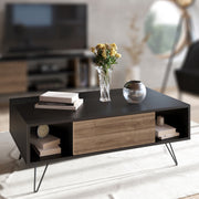Stolić za kavu Mistico - Black, Walnut | AG-vitahome.hr