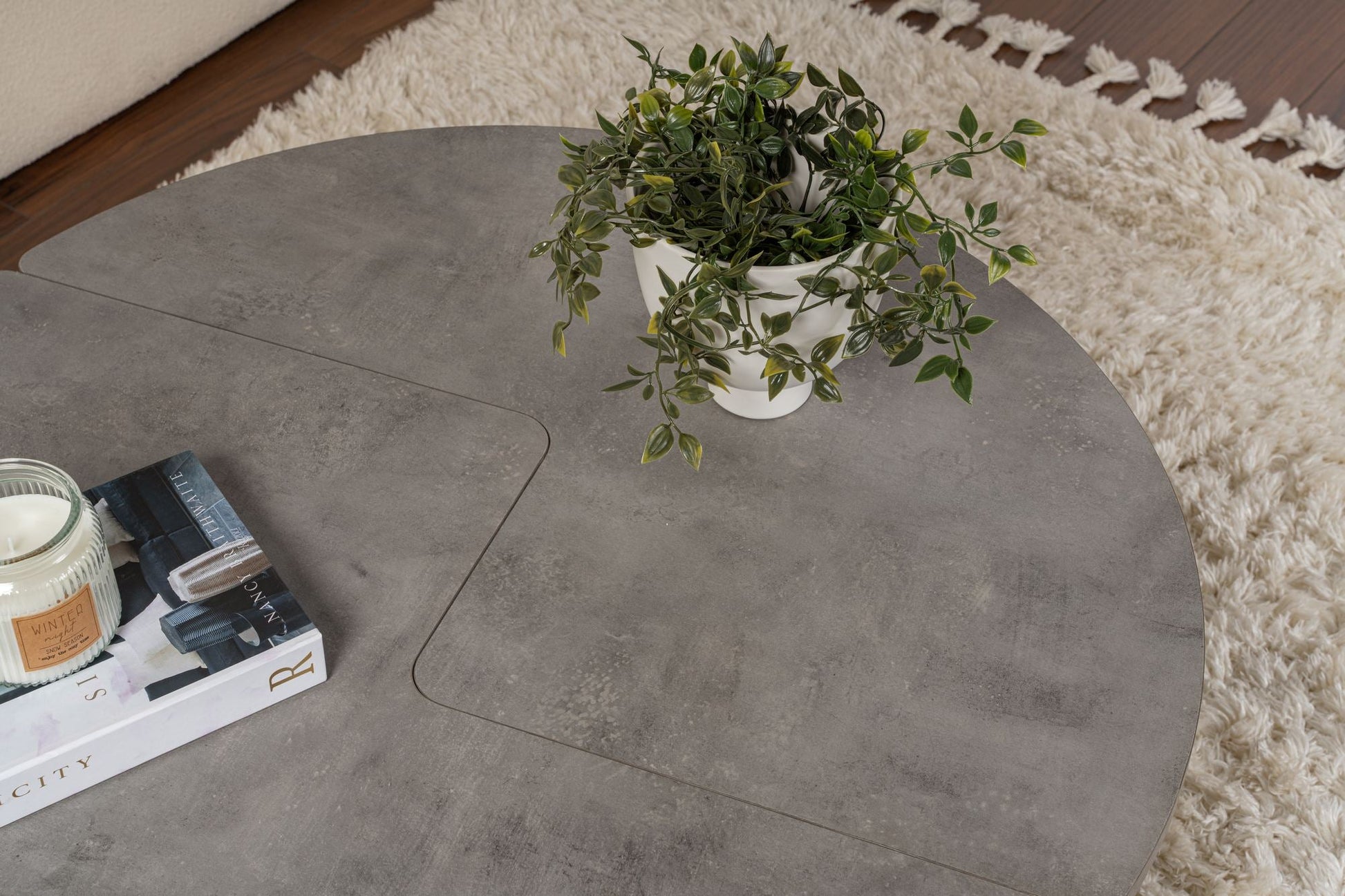 Stolić za kavu Moira - Concrete Grey | AG-vitahome.hr