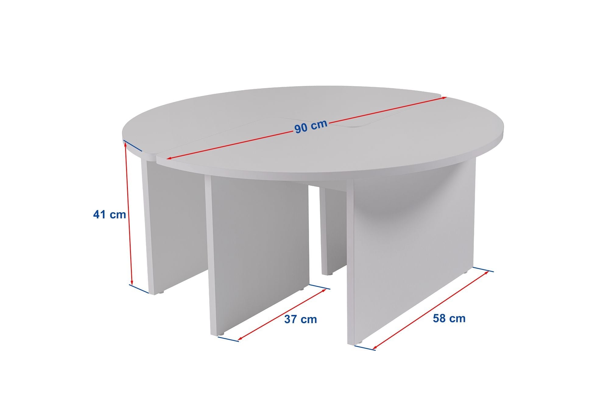 Stolić za kavu Moira - Concrete Grey | AG-vitahome.hr