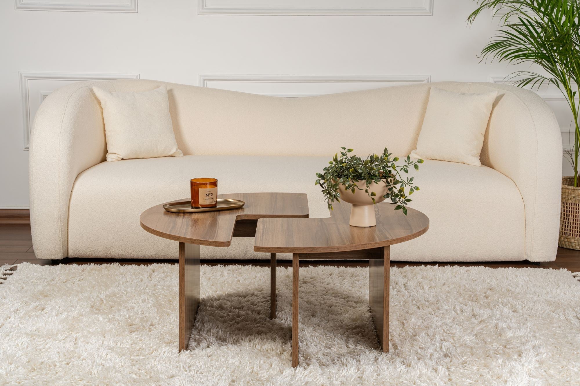 Stolić za kavu Moira - Walnut | AG-vitahome.hr