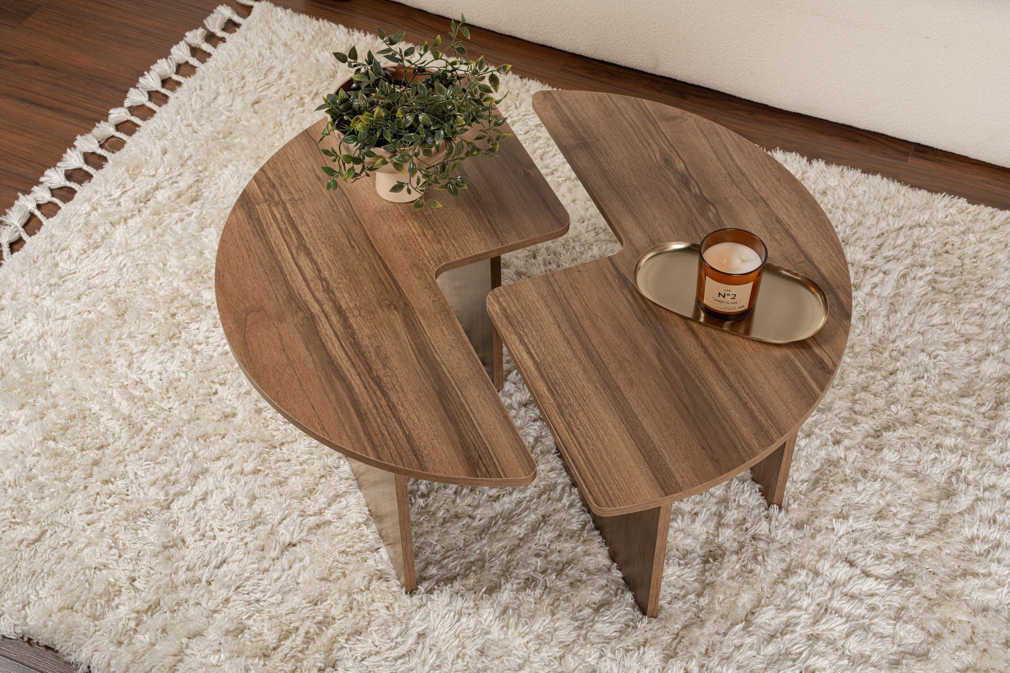 Stolić za kavu Moira - Walnut | AG-vitahome.hr