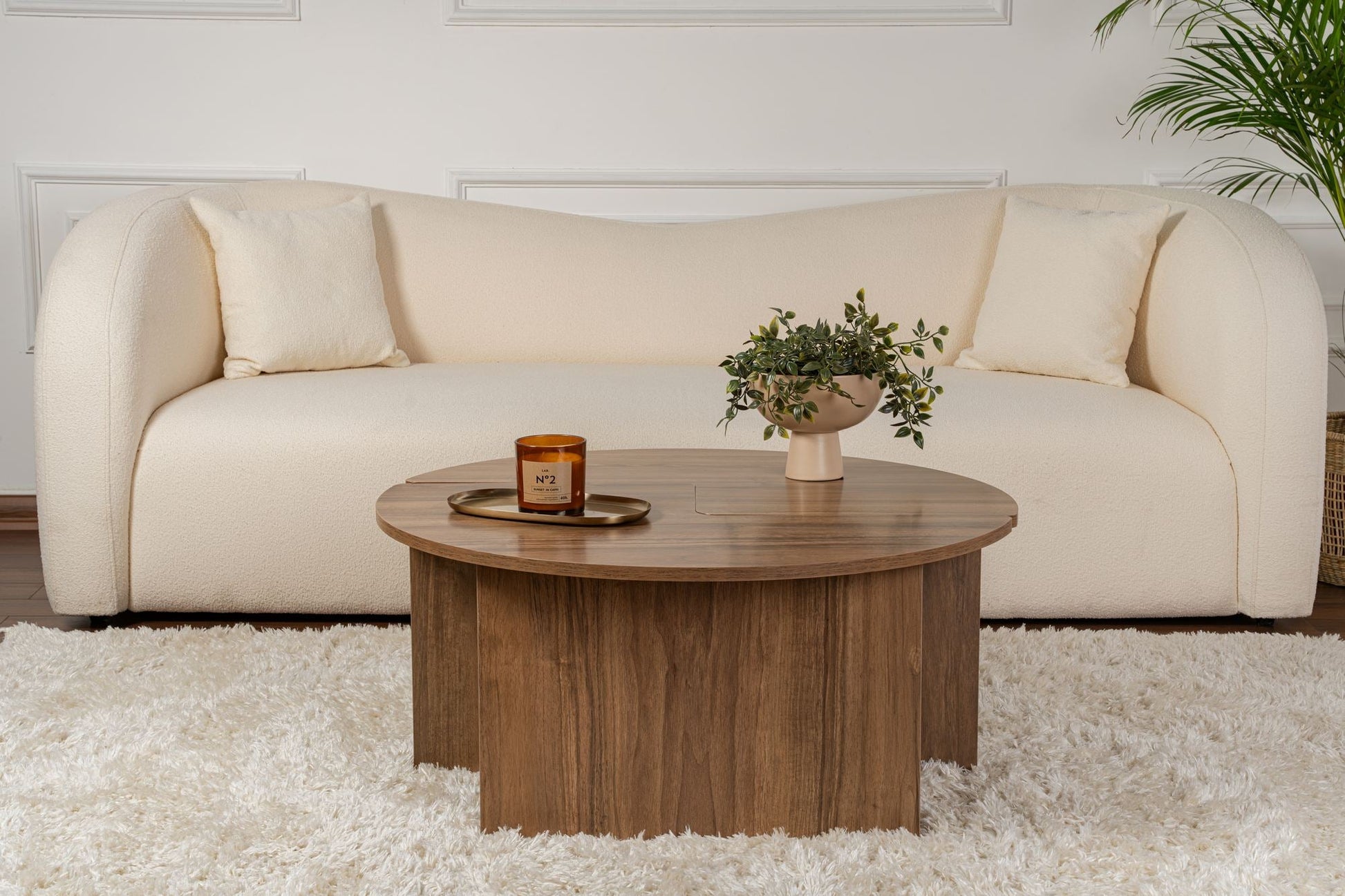 Stolić za kavu Moira - Walnut | AG-vitahome.hr