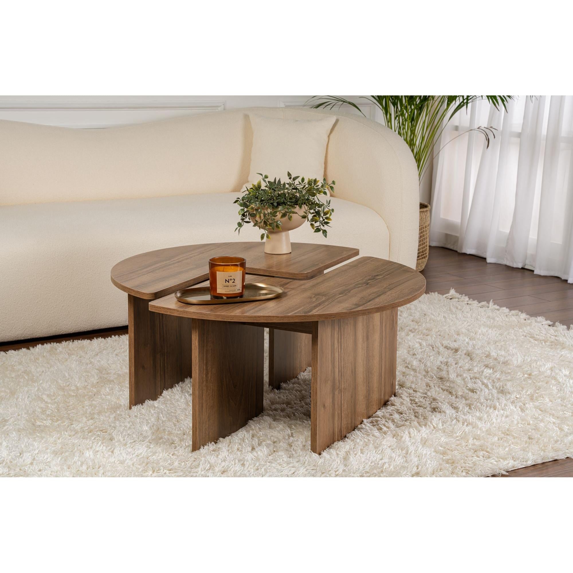 Stolić za kavu Moira - Walnut | AG-vitahome.hr