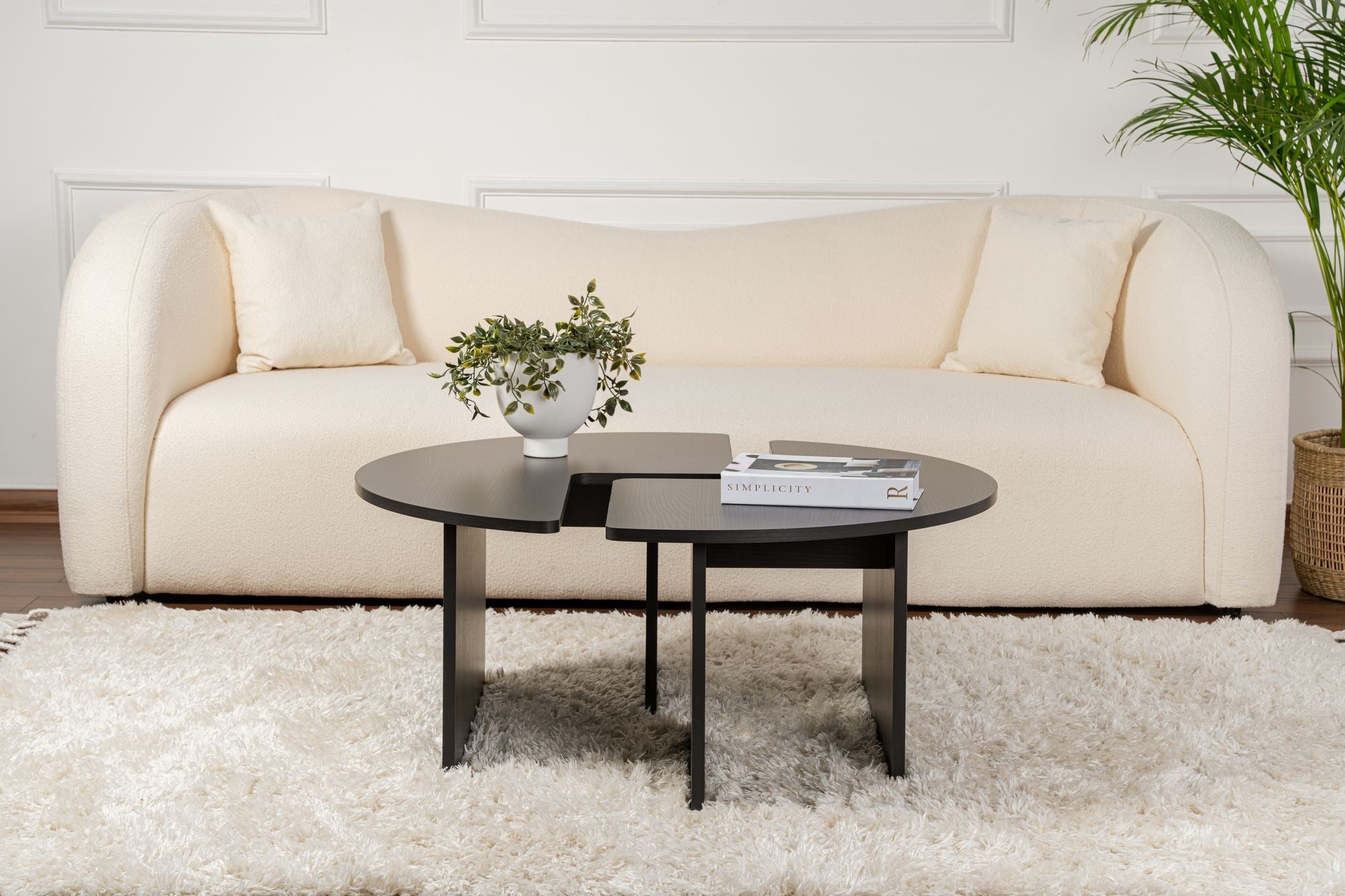 Stolić za kavu Moira - Wood Black | AG-vitahome.hr