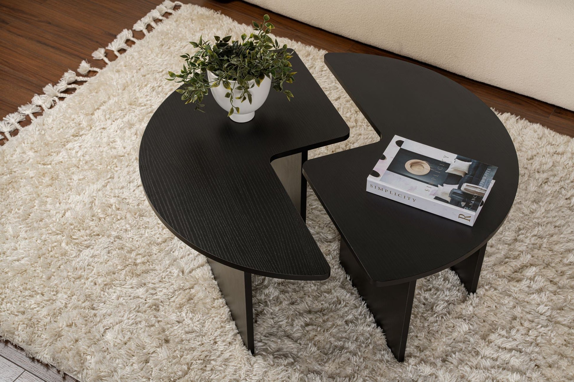 Stolić za kavu Moira - Wood Black | AG-vitahome.hr