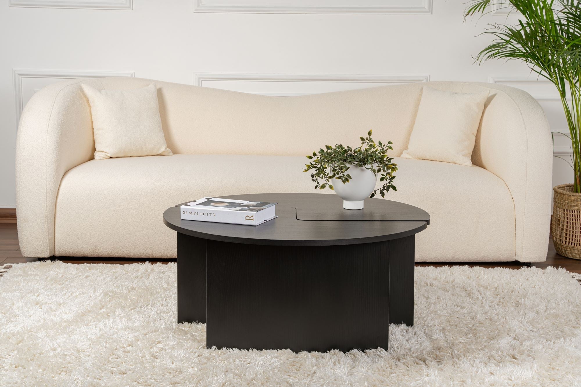 Stolić za kavu Moira - Wood Black | AG-vitahome.hr