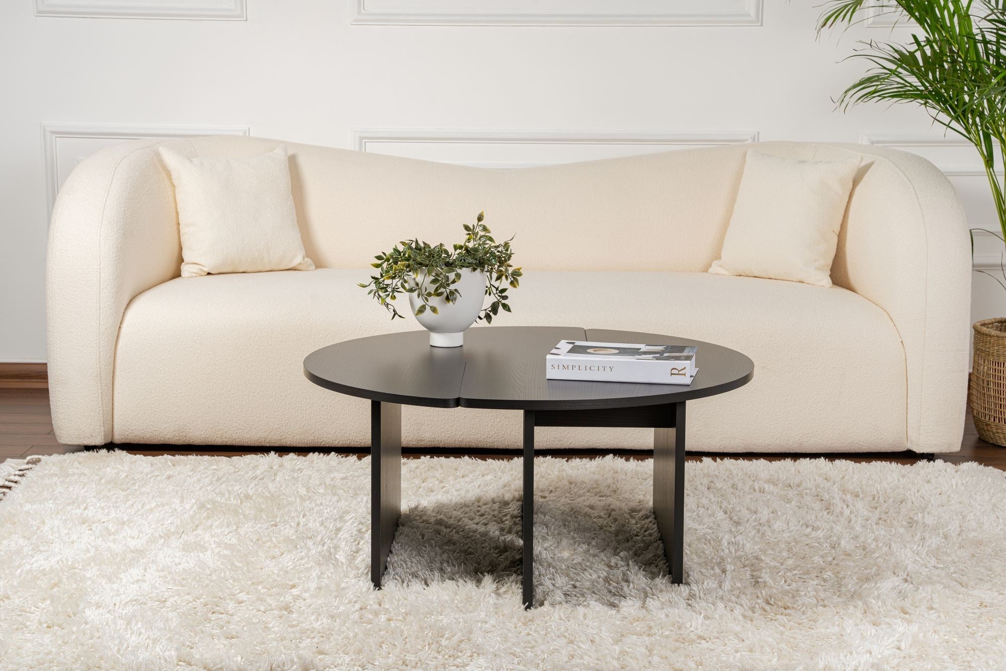 Stolić za kavu Moira - Wood Black | AG-vitahome.hr