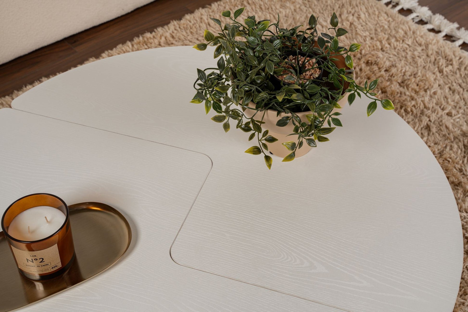Stolić za kavu Moira - Wood White | AG-vitahome.hr
