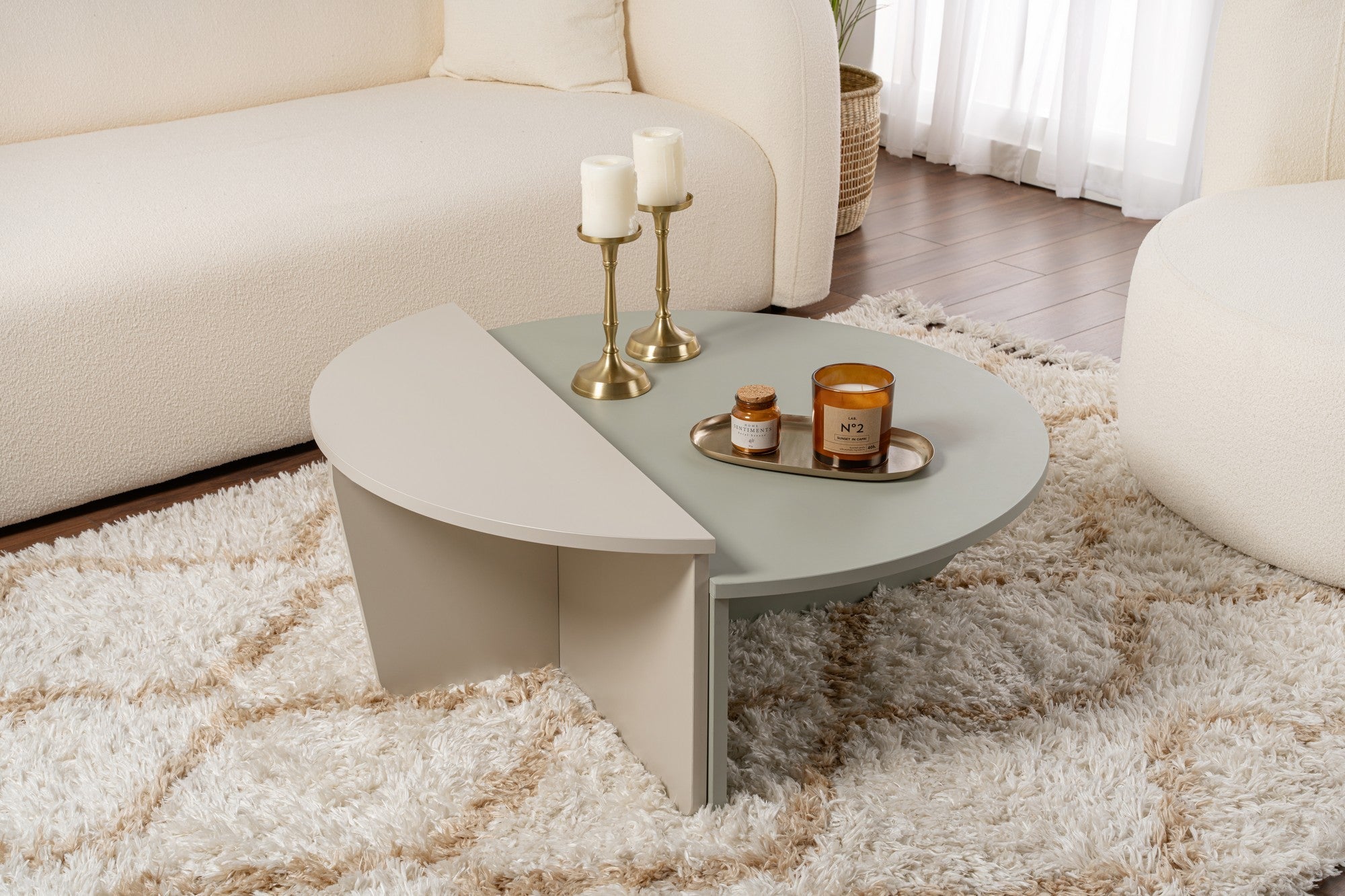 Stolić za kavu Orion - Ash Green, Sandstone | AG-vitahome.hr