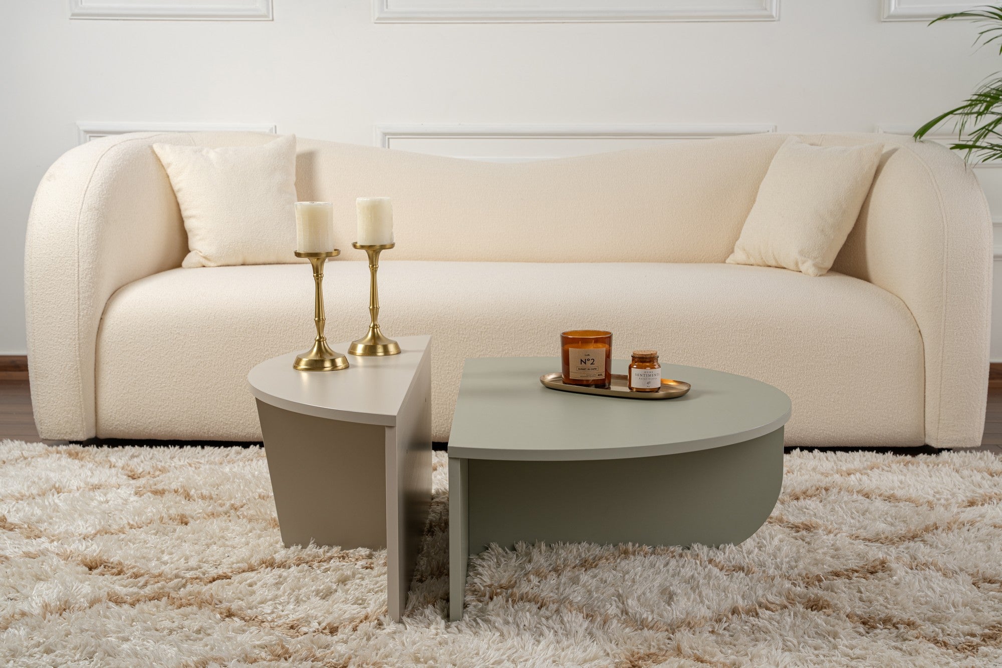 Stolić za kavu Orion - Ash Green, Sandstone | AG-vitahome.hr