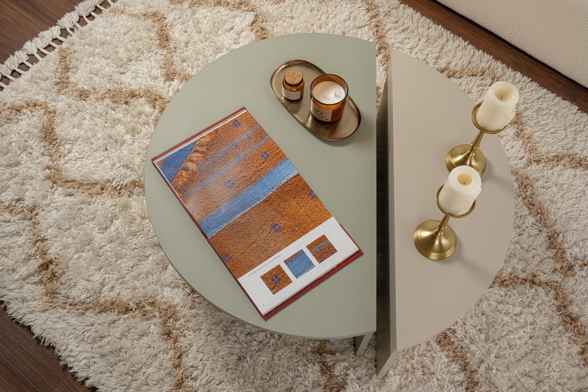 Stolić za kavu Orion - Ash Green, Sandstone | AG-vitahome.hr
