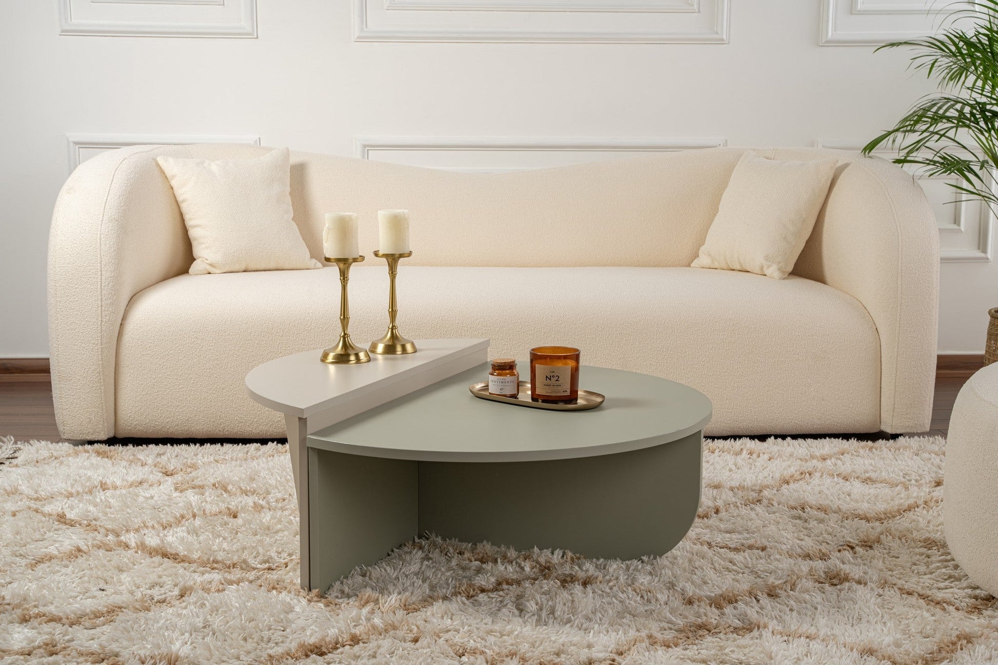 Stolić za kavu Orion - Ash Green, Sandstone | AG-vitahome.hr