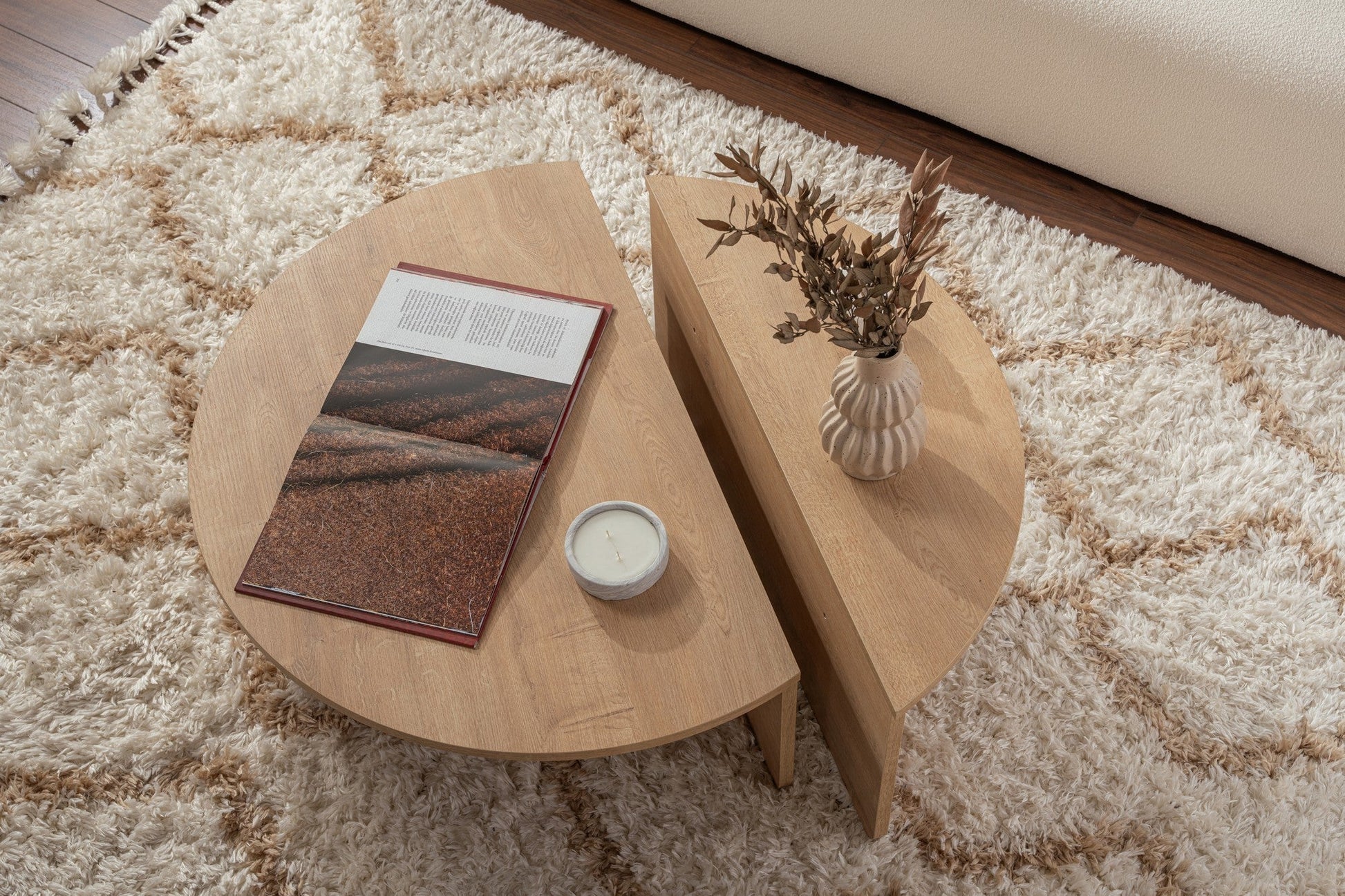 Stolić za kavu Orion - Honey Oak | AG-vitahome.hr
