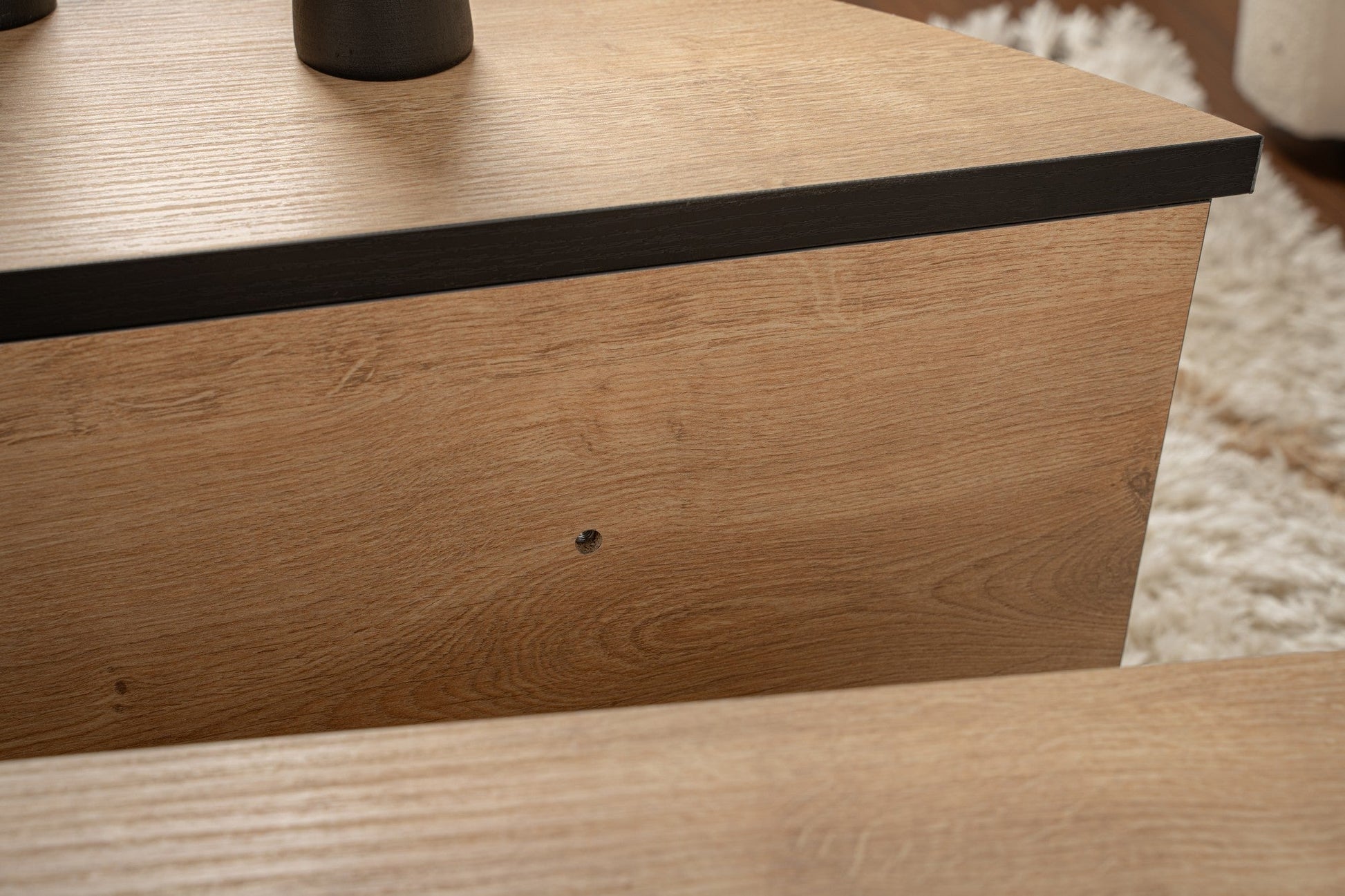 Stolić za kavu Orion - Honey Oak, Black | AG-vitahome.hr